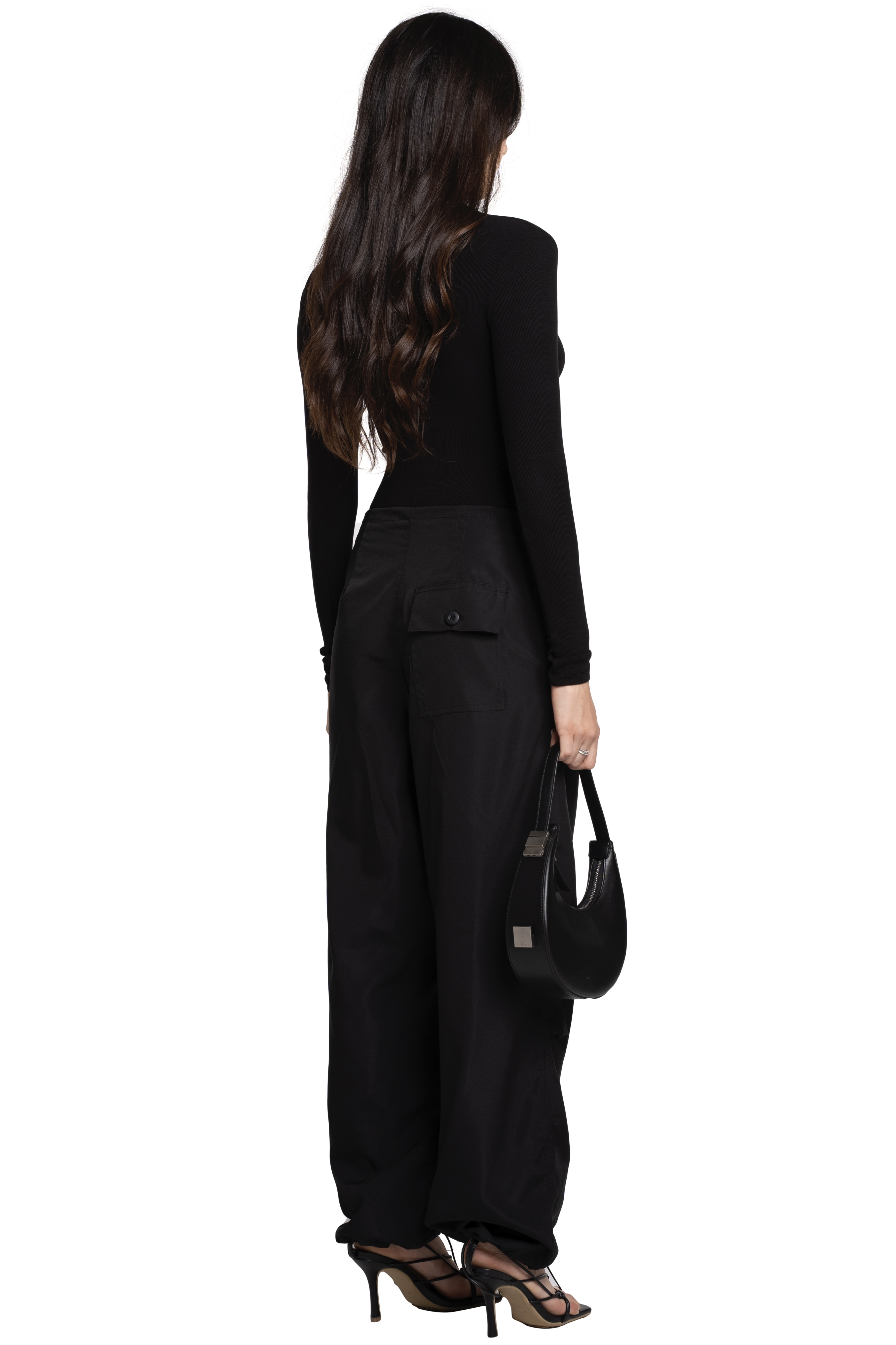 HENLEY BODYSUIT - BLACK