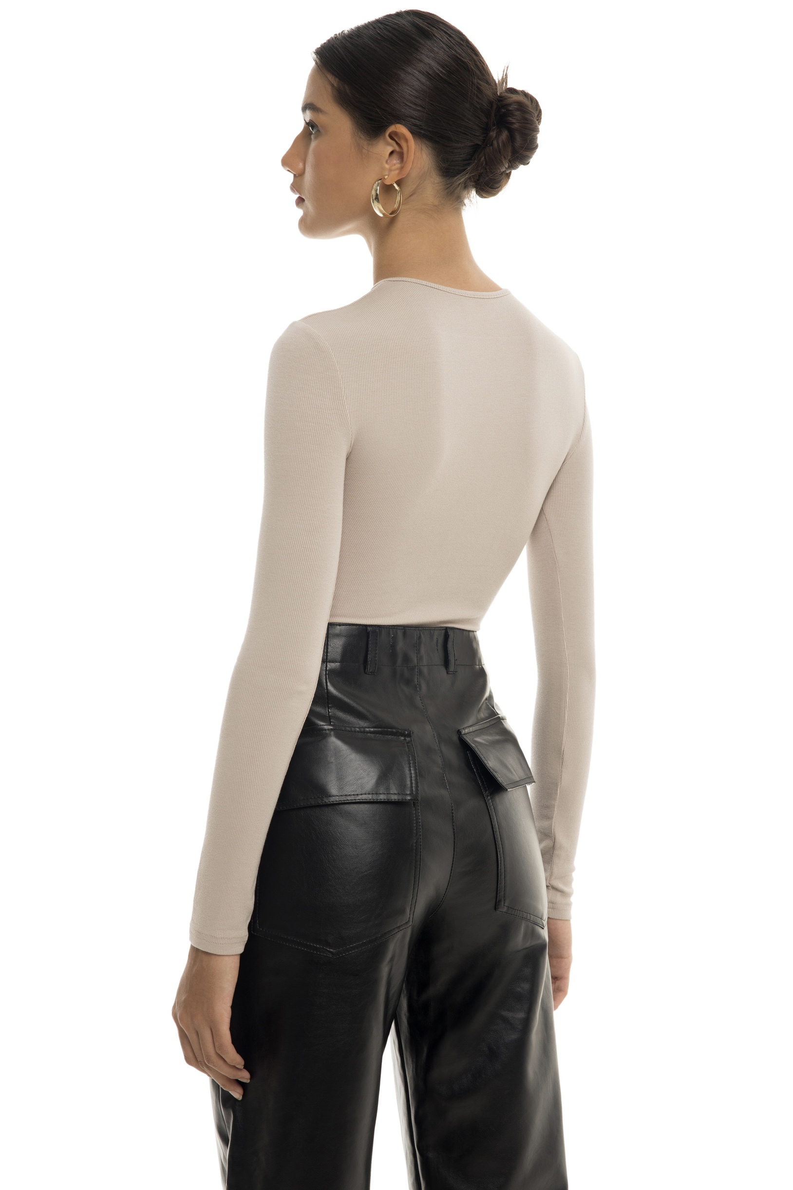 HERITAGE SLIM BODYSUIT - BEIGE