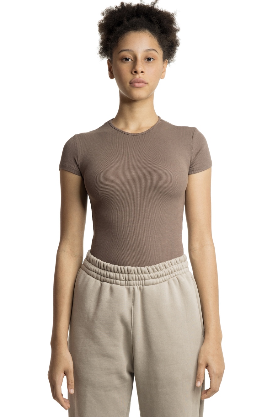 ALMOS BODYSUIT - DARK BROWN