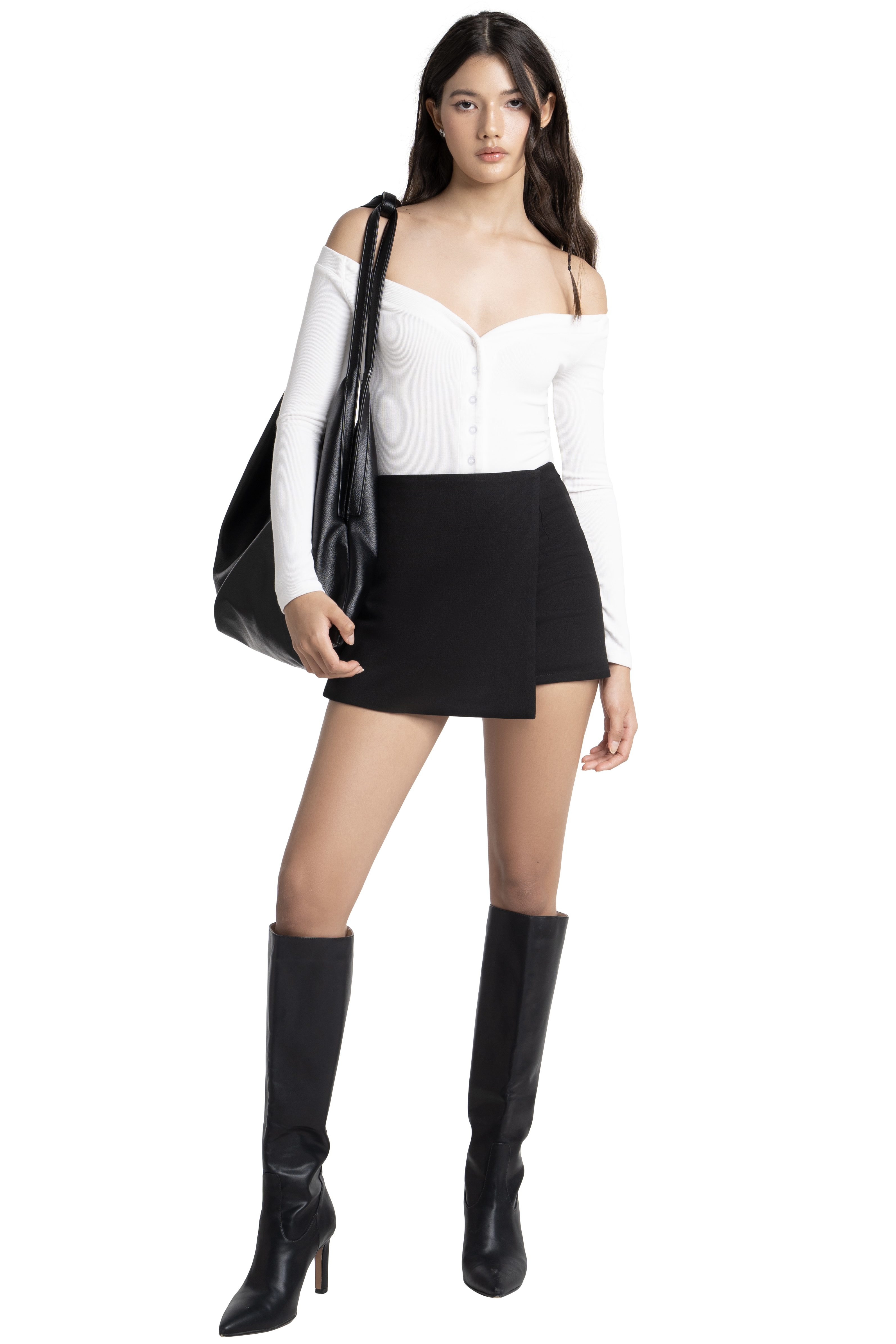 VIKI SKORT - BLACK 