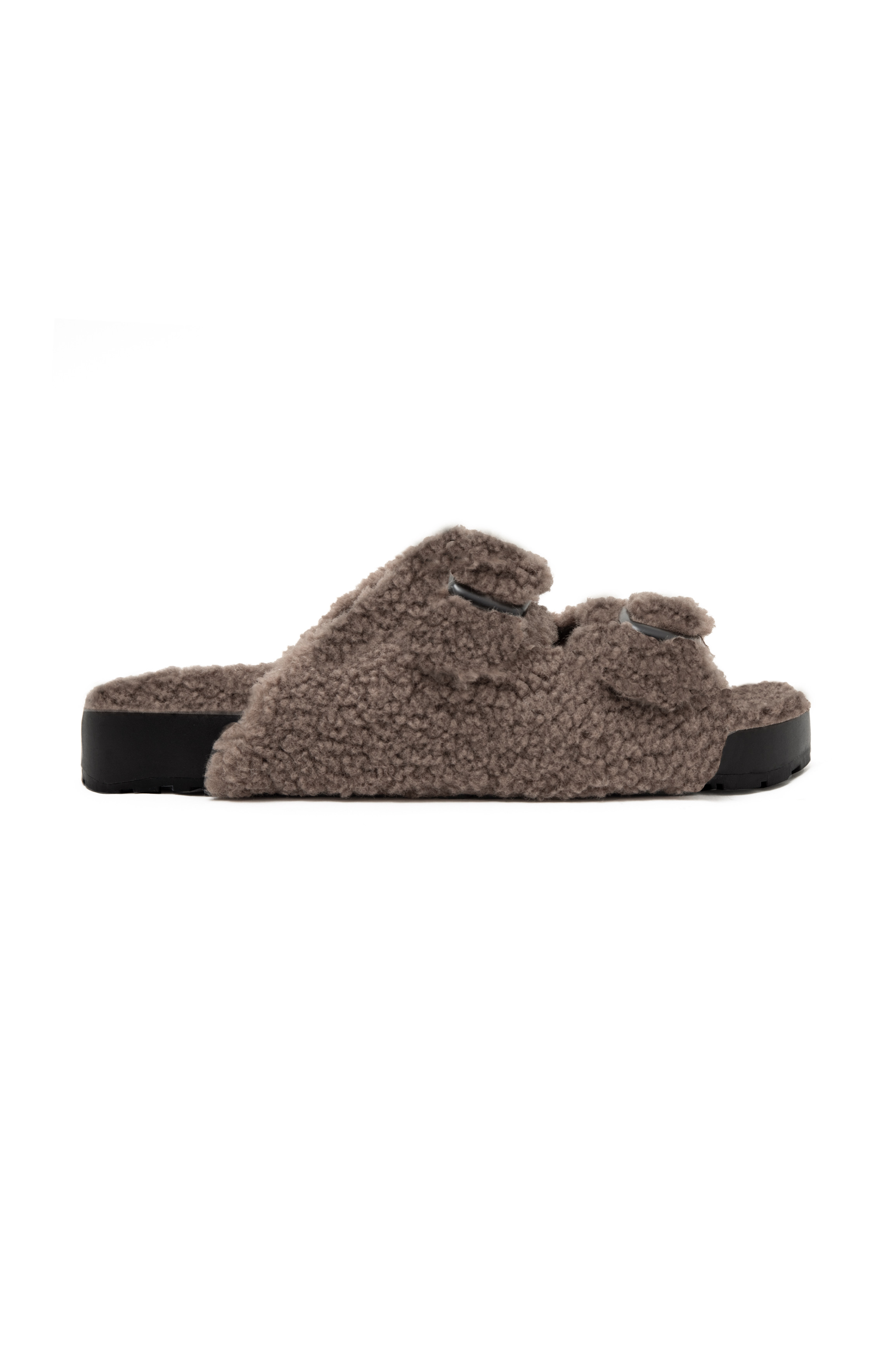COSY FLAT SANDAL - BROWN