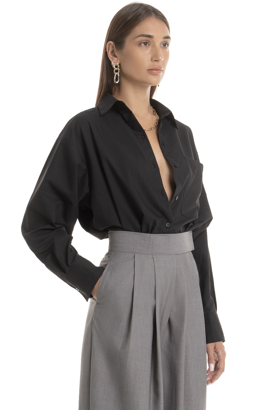 KATE SHIRT - BLACK