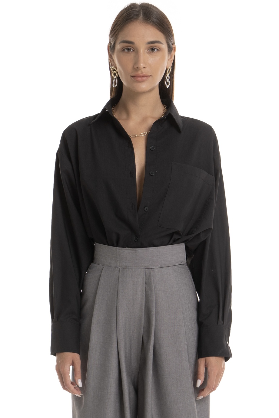 KATE SHIRT - BLACK