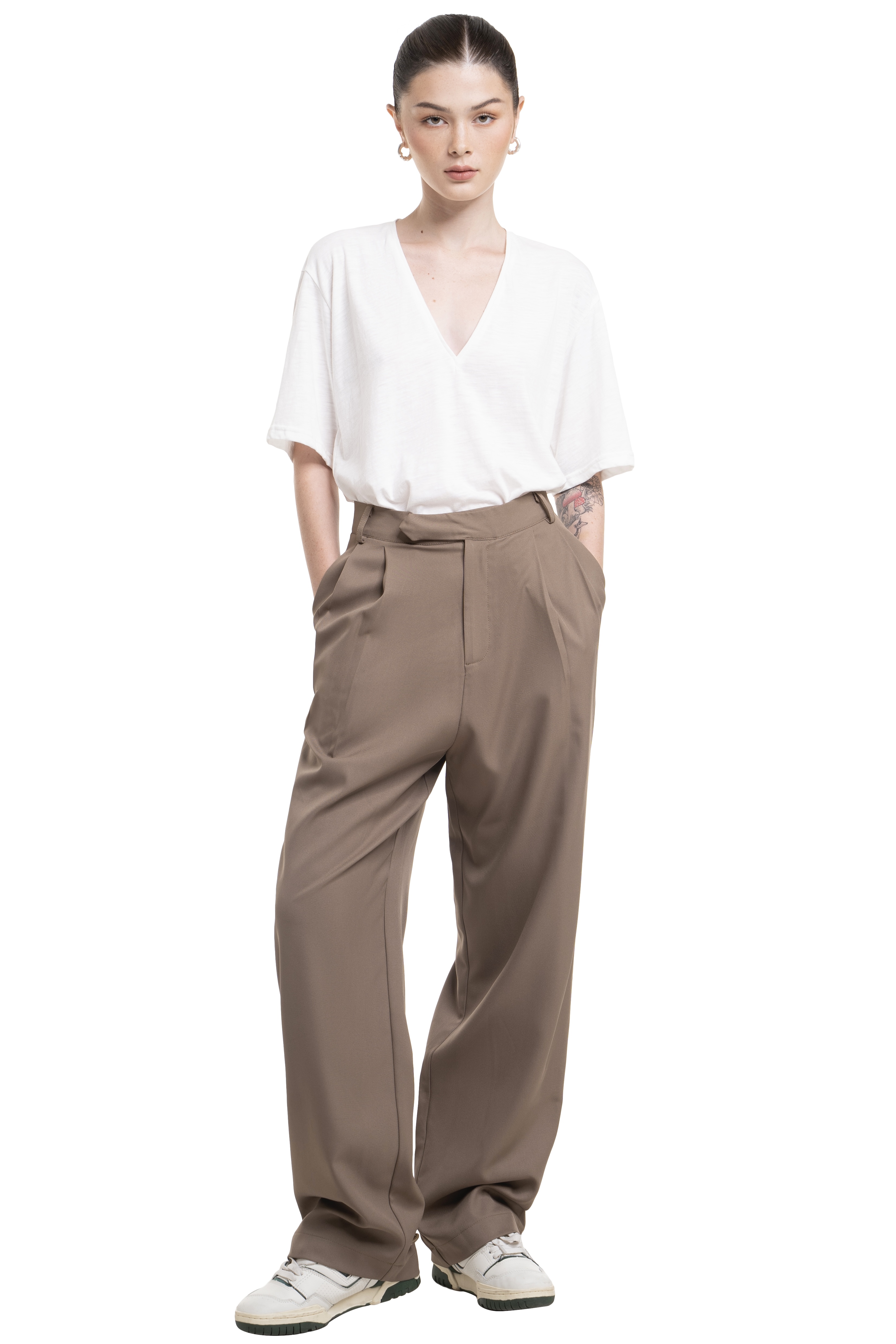 AMBER TEE - WHITE