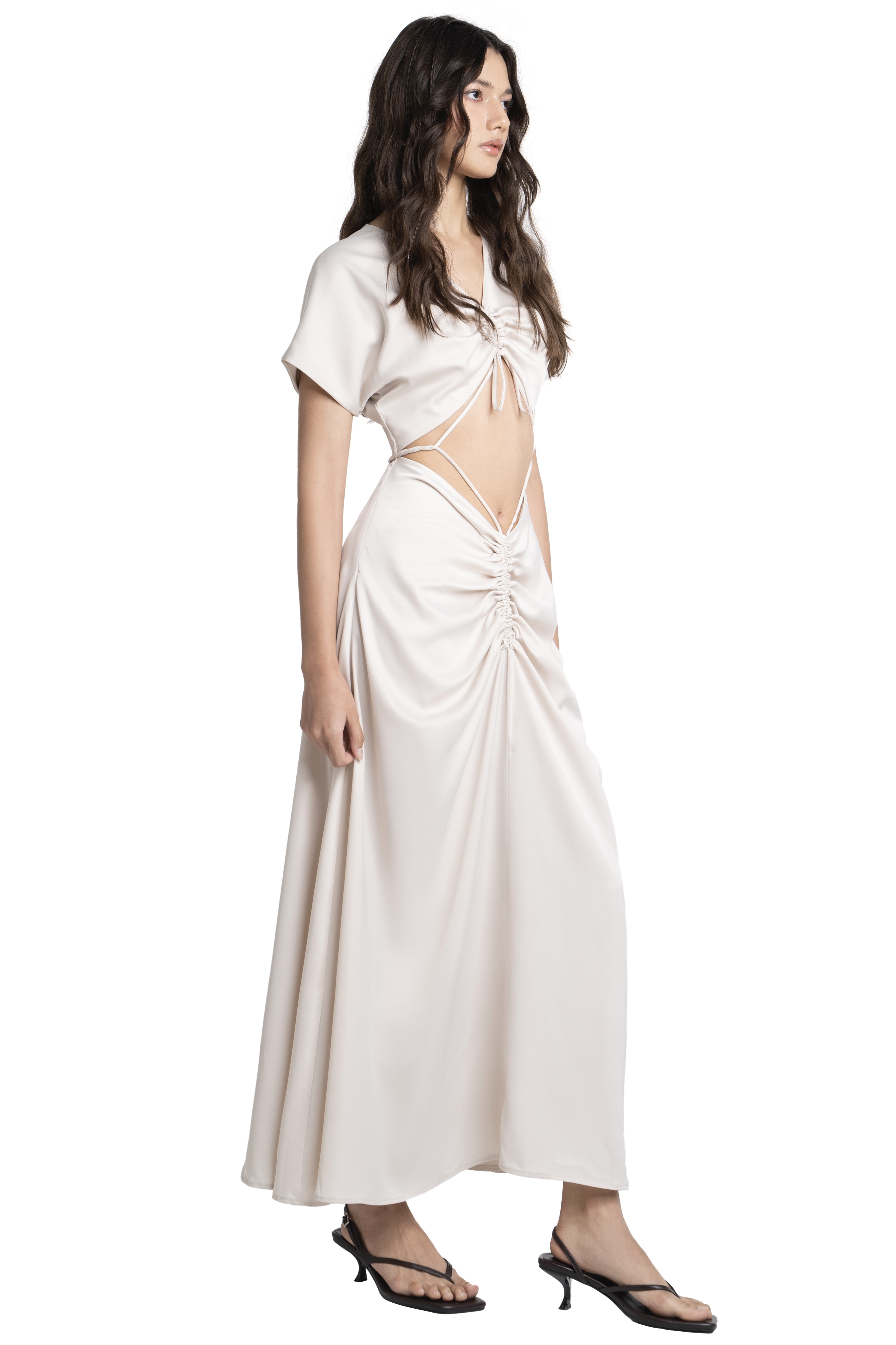 SHELLY DRESS - CREAM