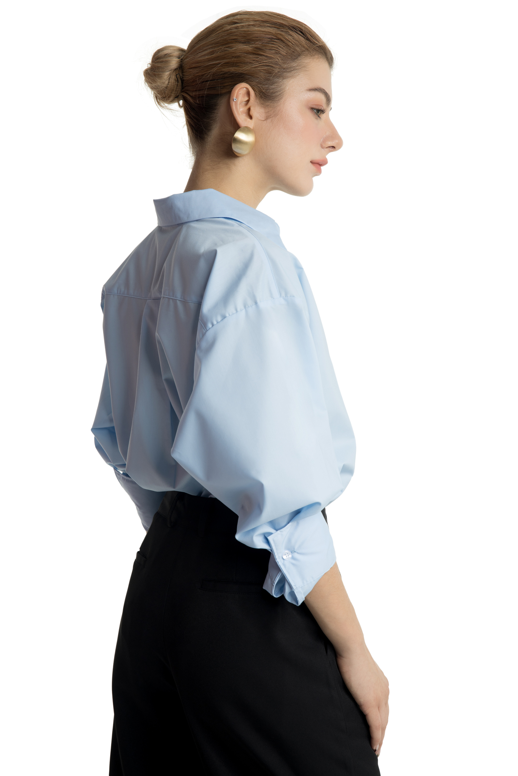 KATE SHIRT - BABY BLUE