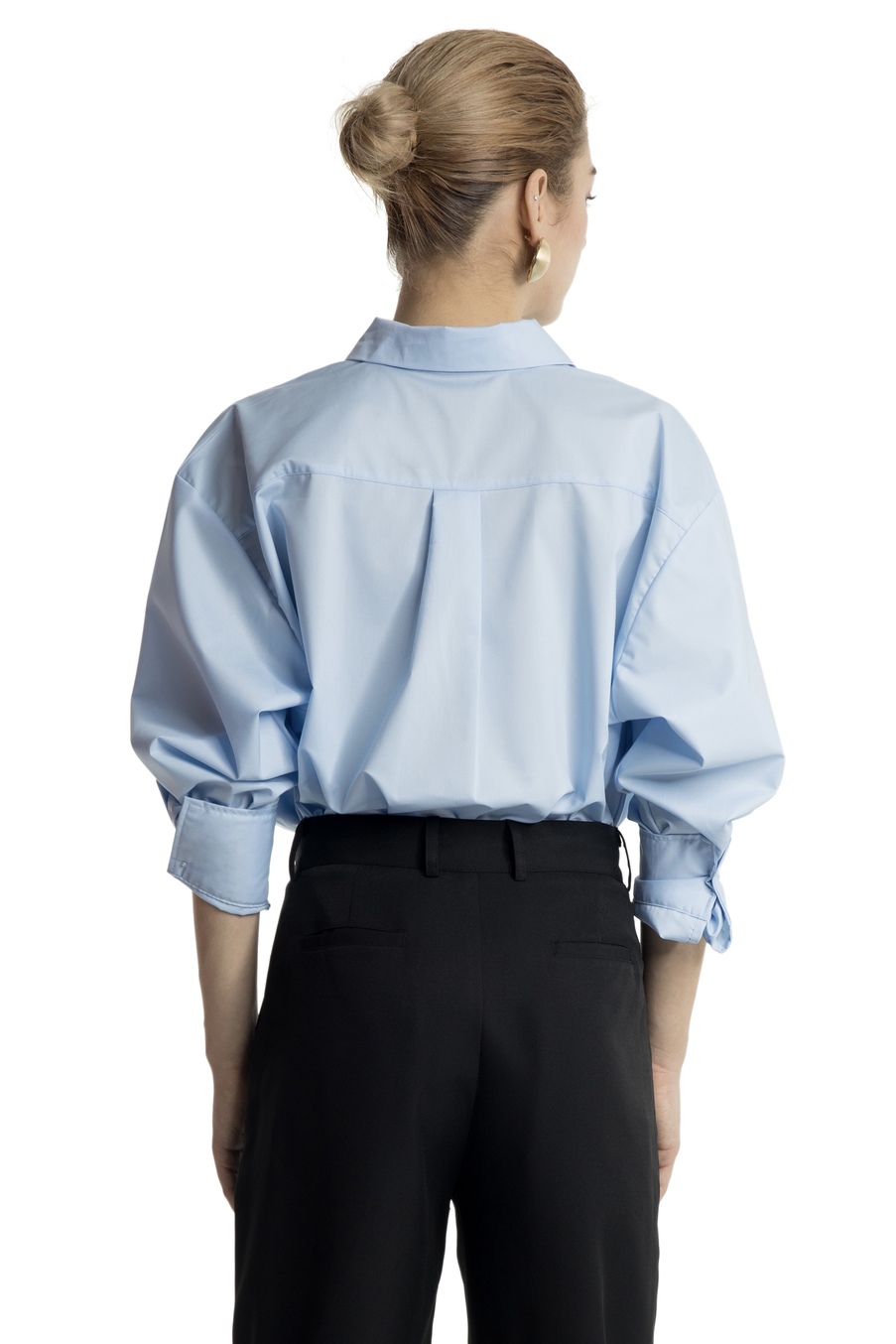 KATE SHIRT - BABY BLUE