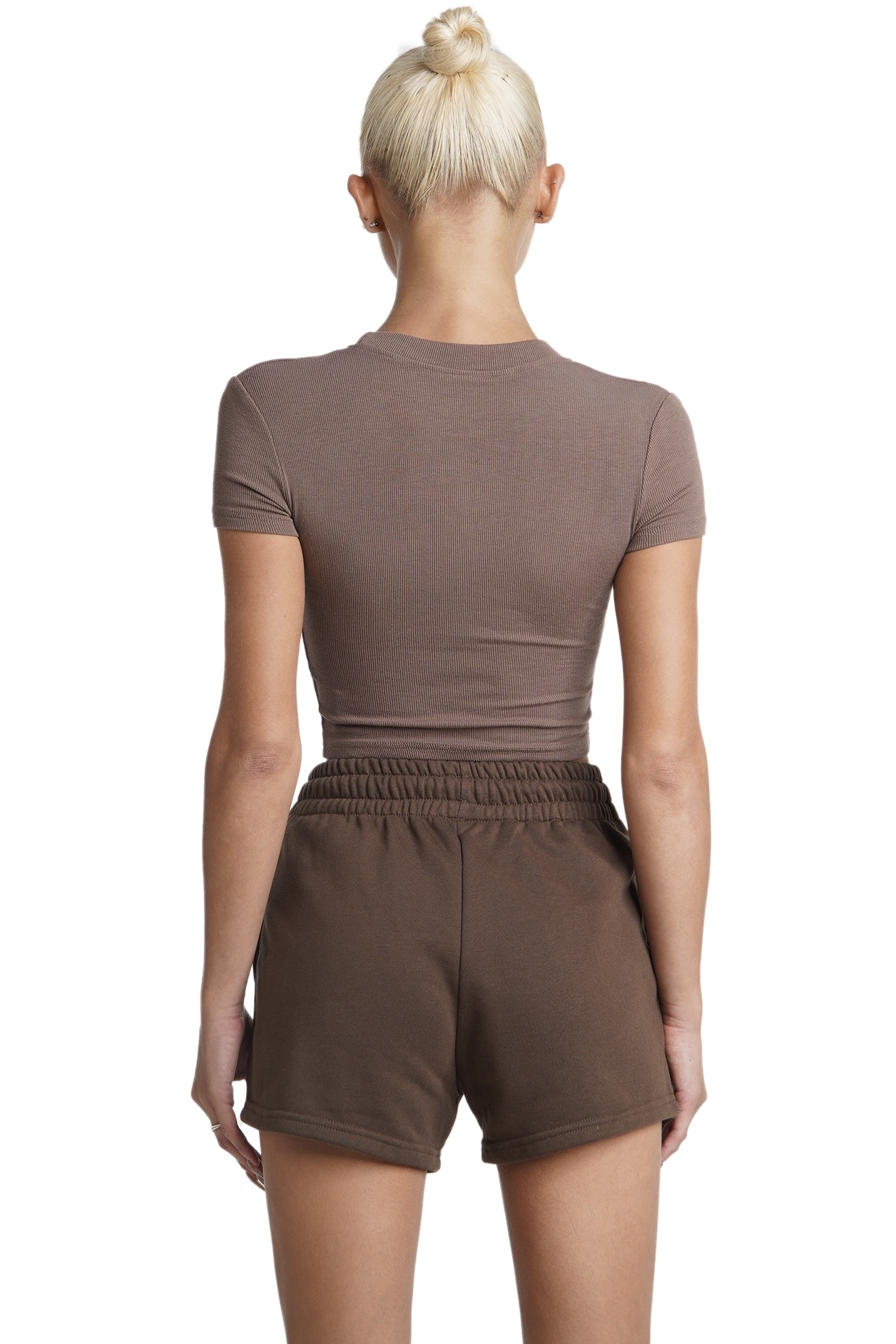 BABY TEE - DARK BROWN