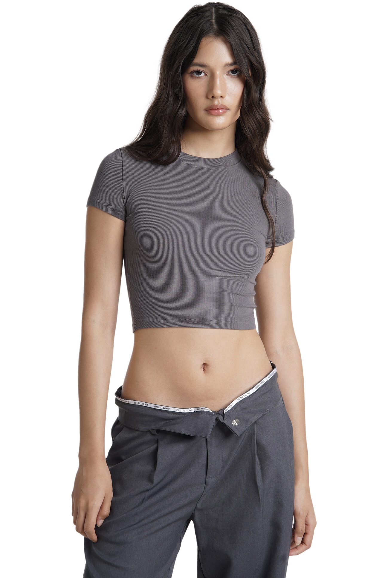 BABY TEE - COOL GREY