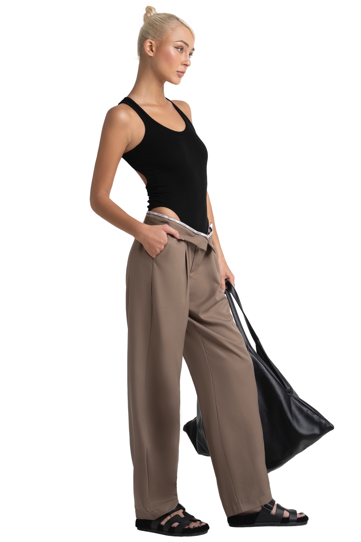 AMI BODYSUIT - BLACK 