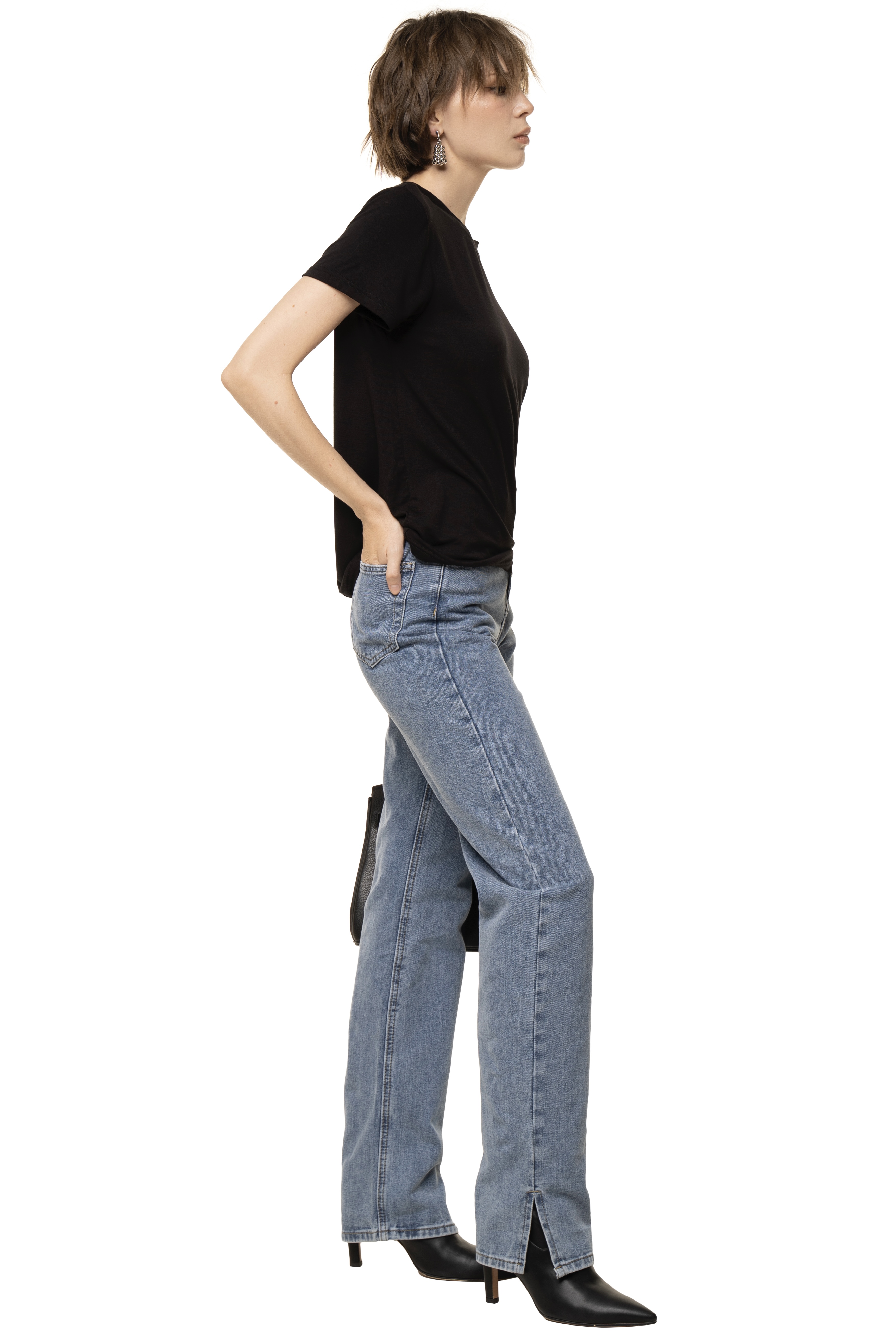 QUINN JEANS - MEDIUM STONE