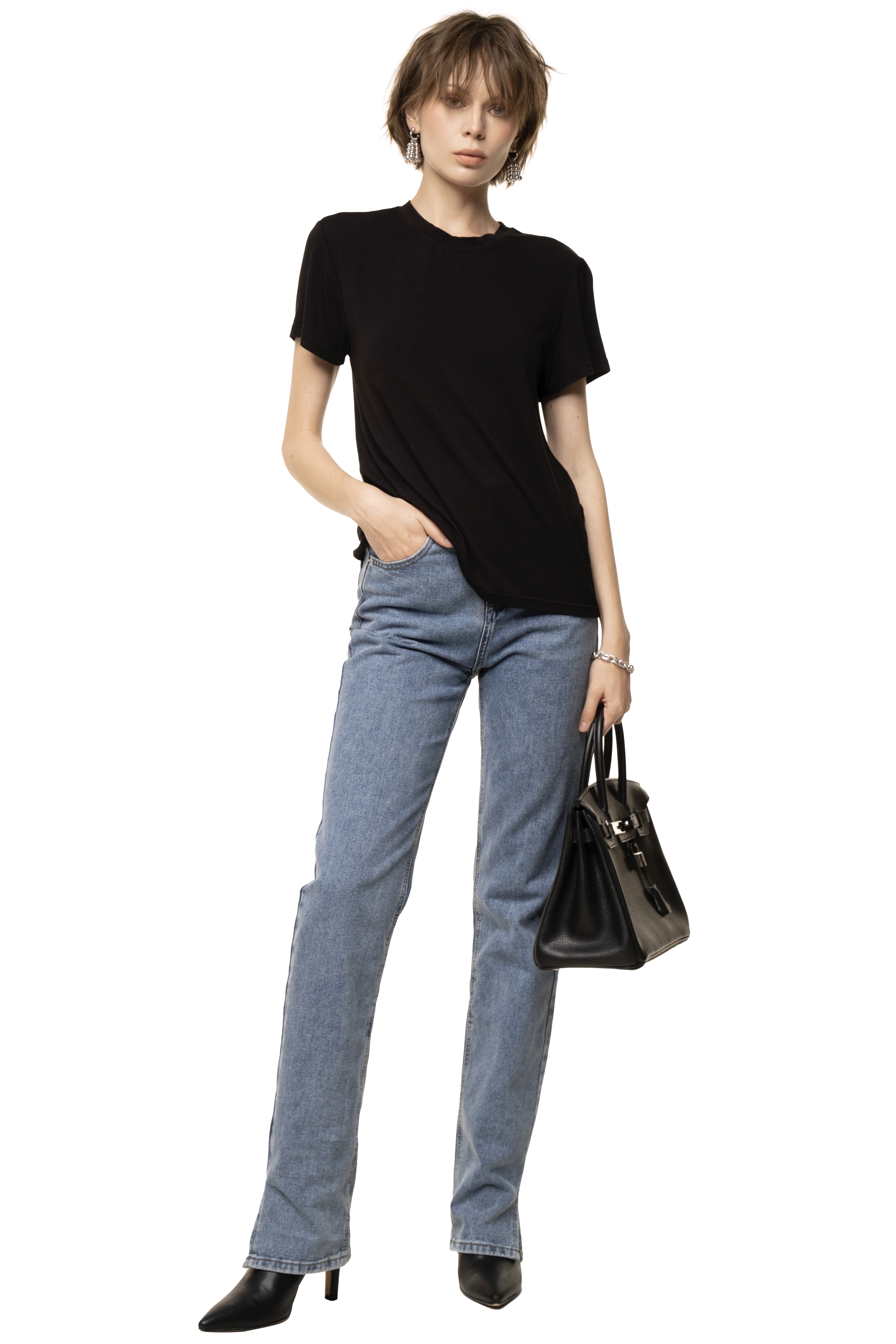 QUINN JEANS - MEDIUM STONE