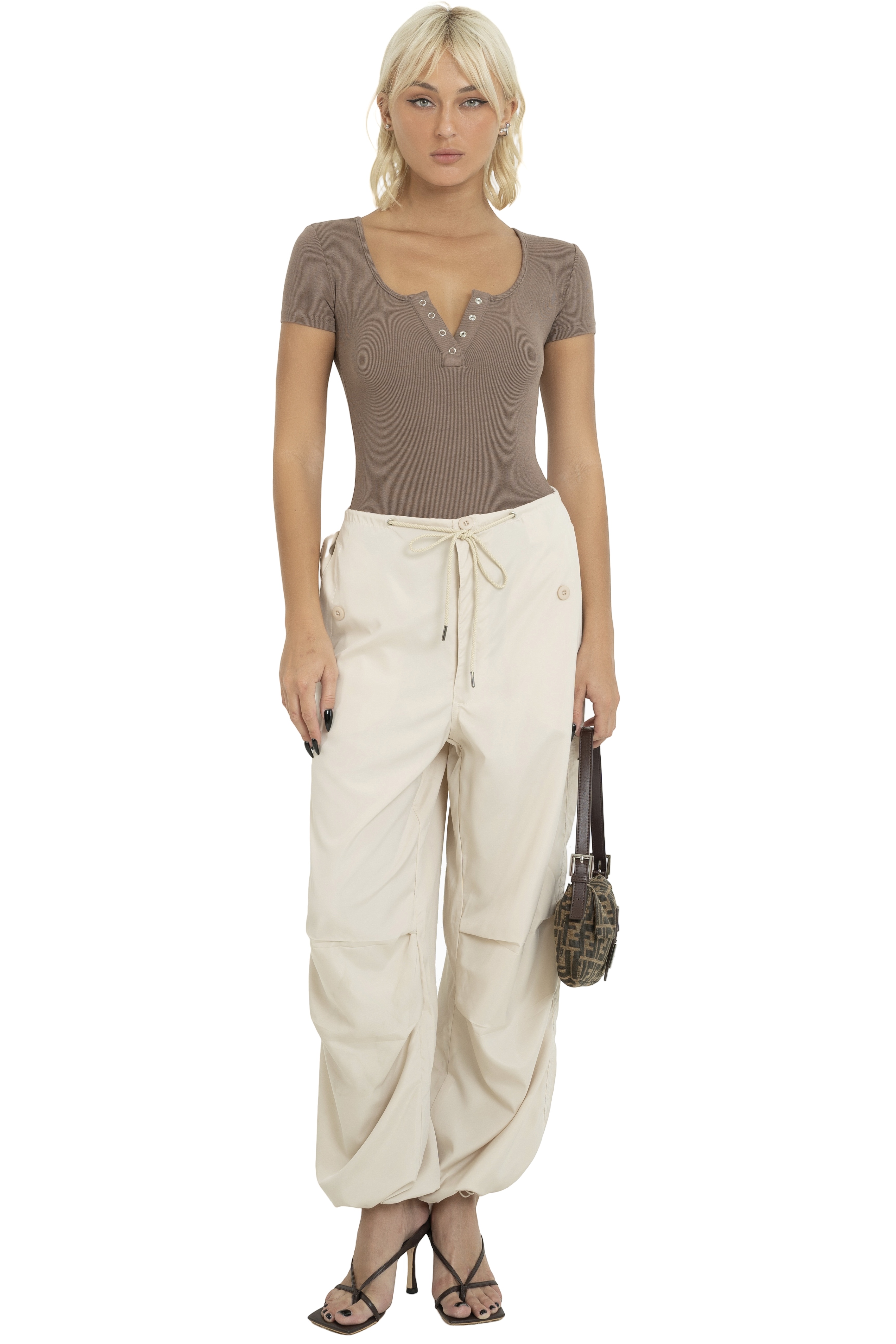 JULIE BODYSUIT - DARK BROWN