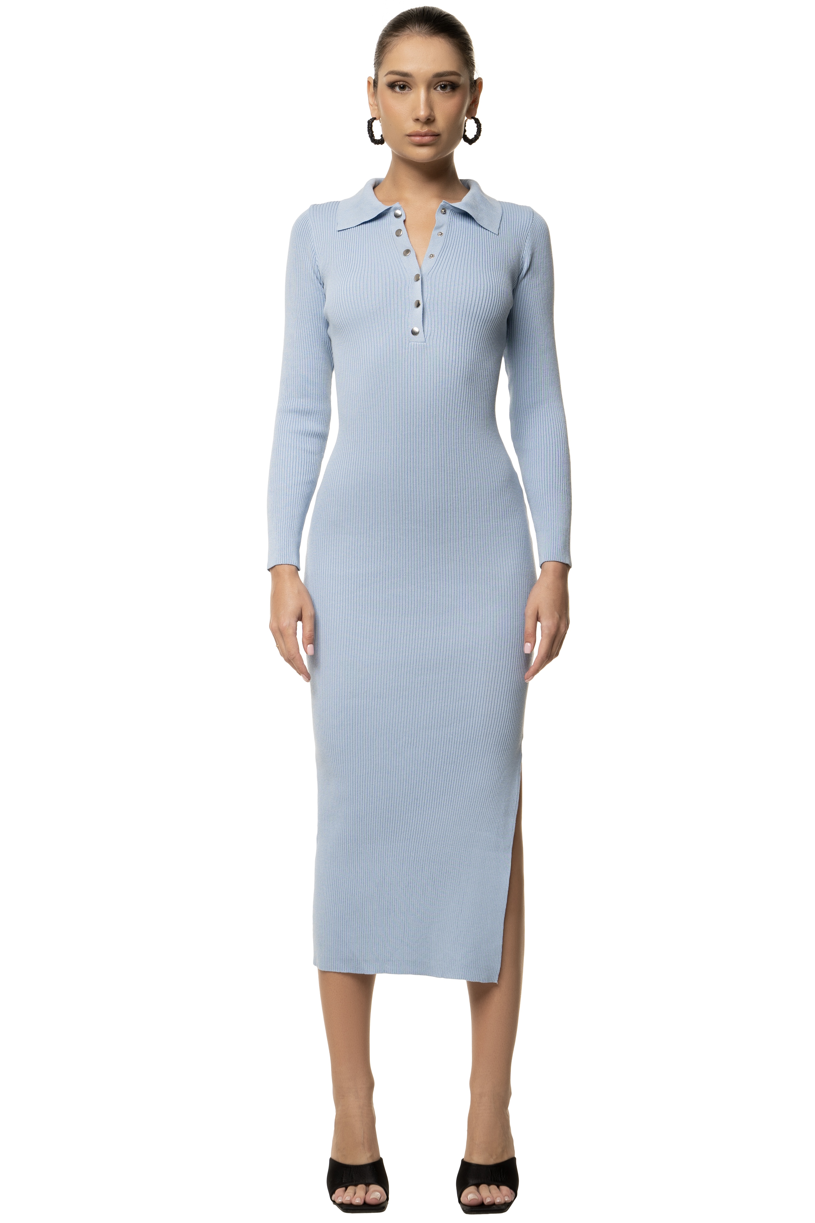 AMALIE DRESS - BABY BLUE