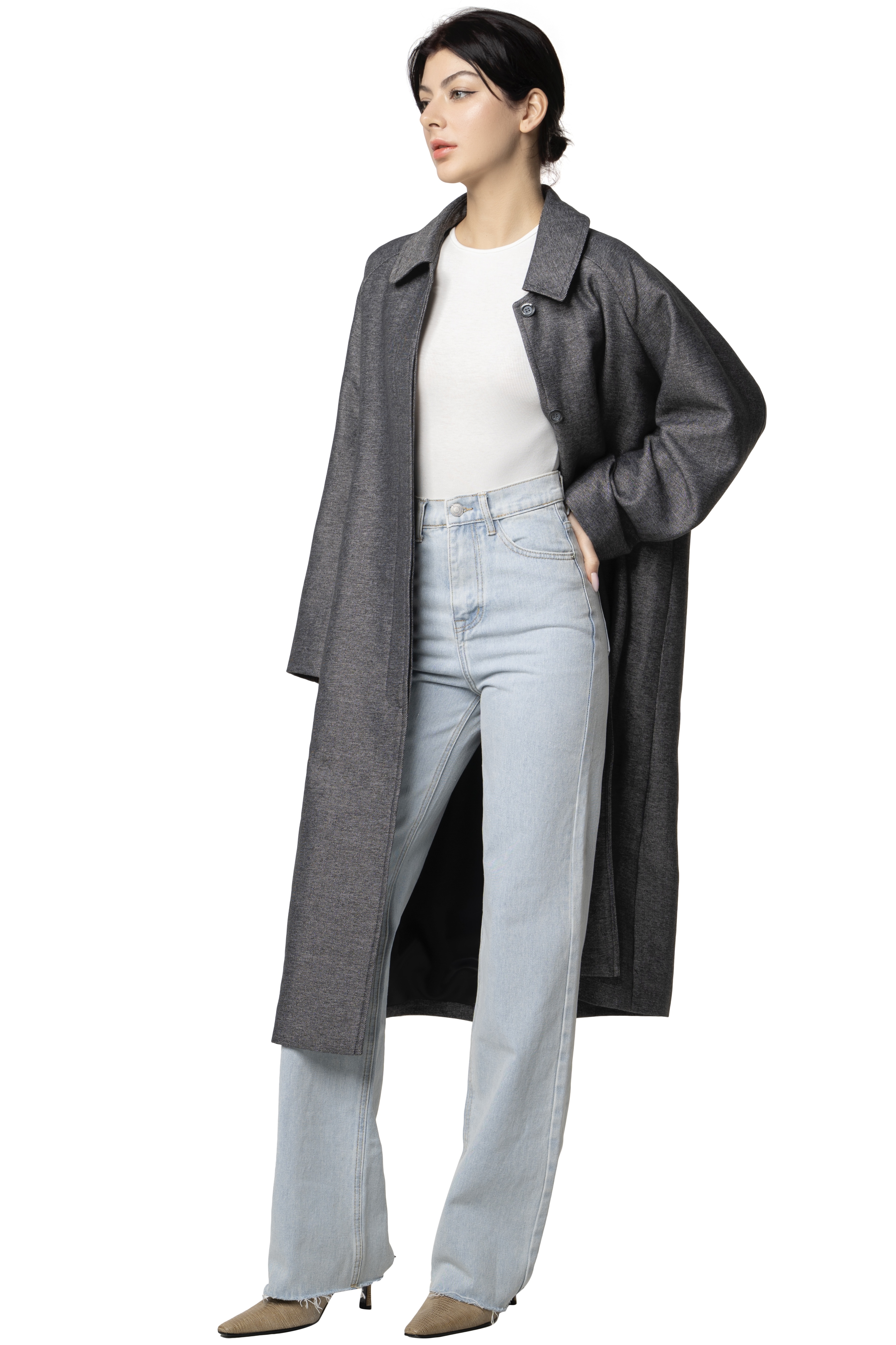 BALLON COAT - GREY 