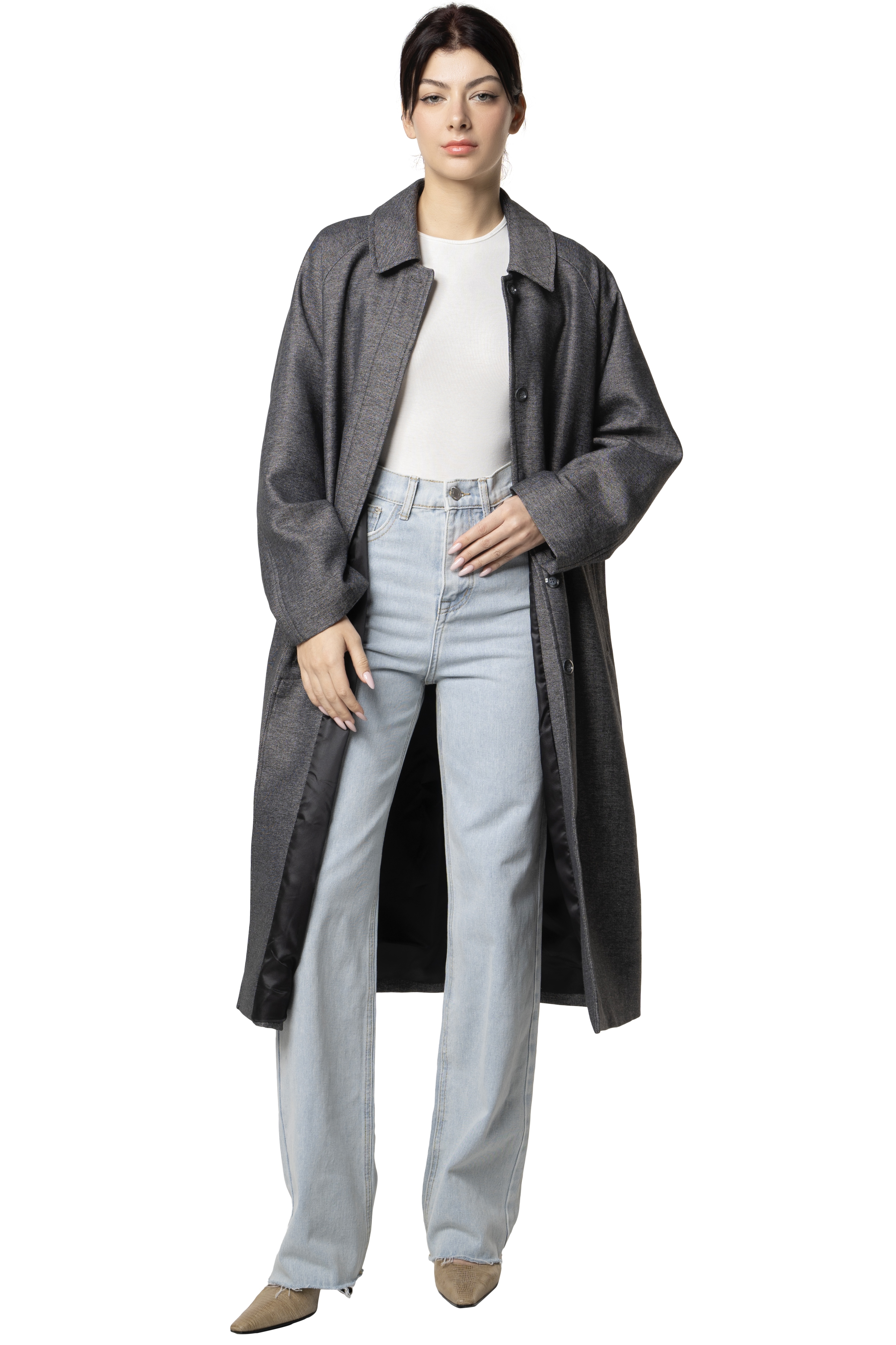 BALLON COAT - GREY 