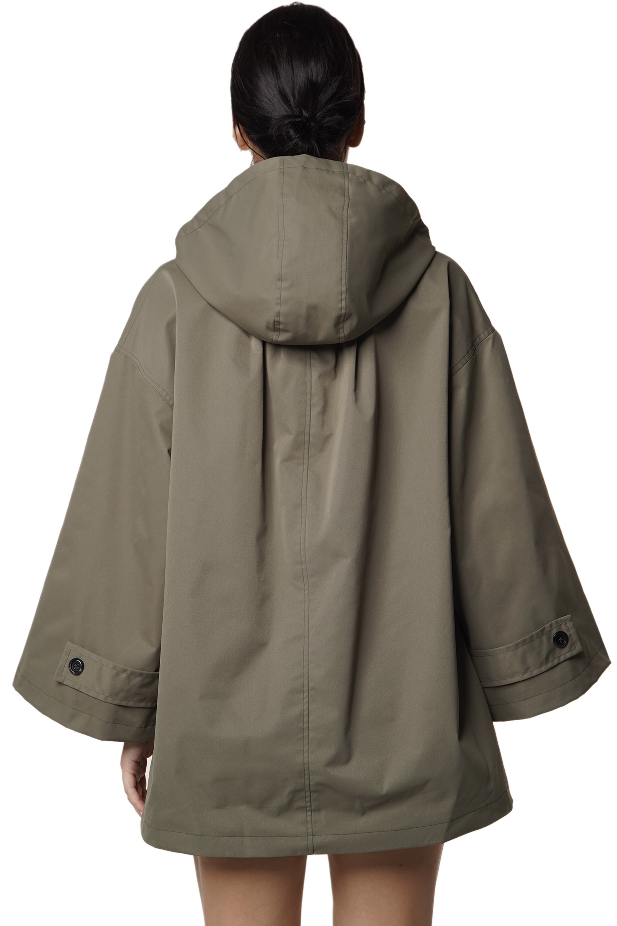 BETON HOODED JACKET - OIL GREEN
