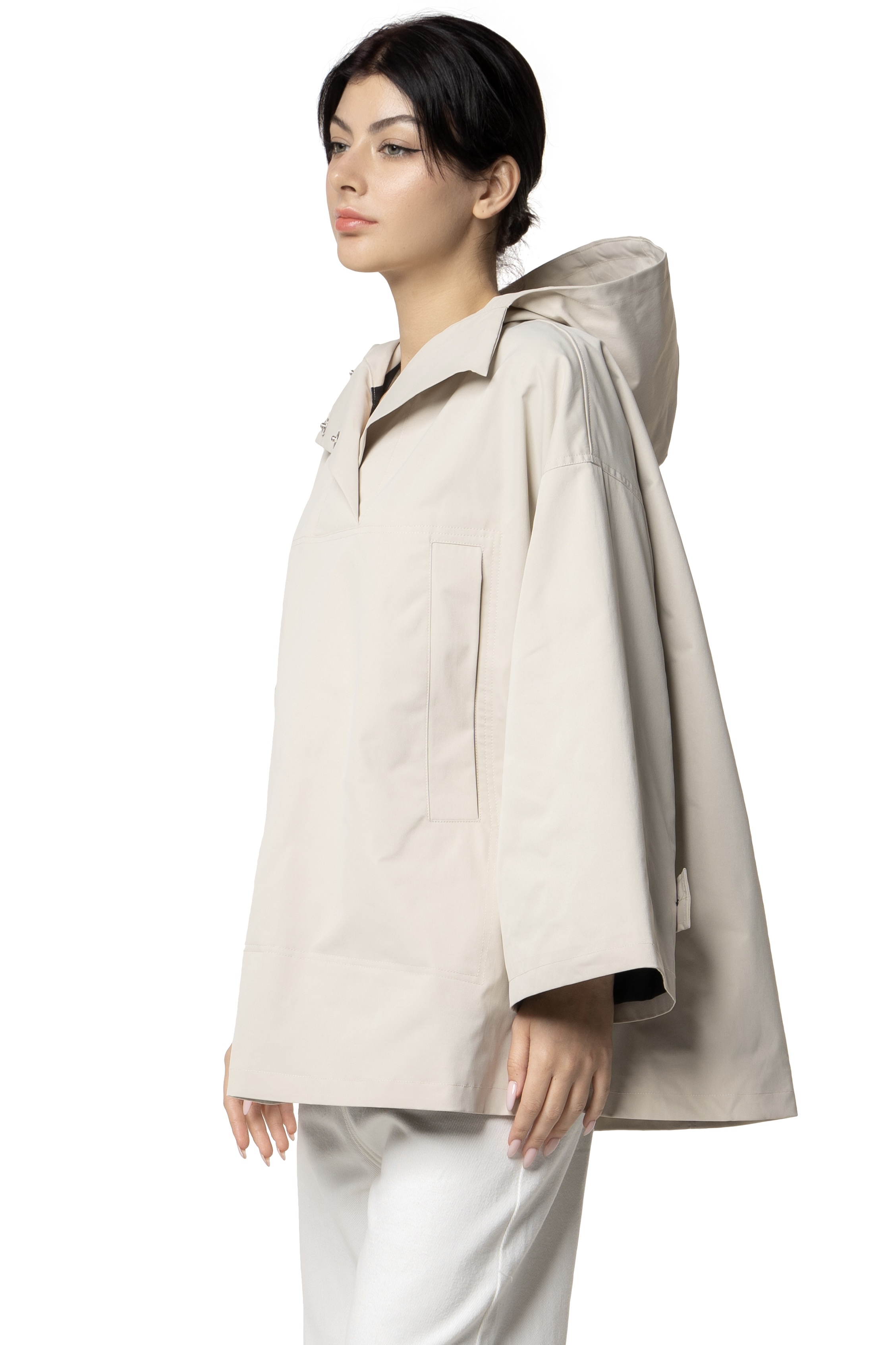 BETON HOODED JACKET - WHISPER WHITE 