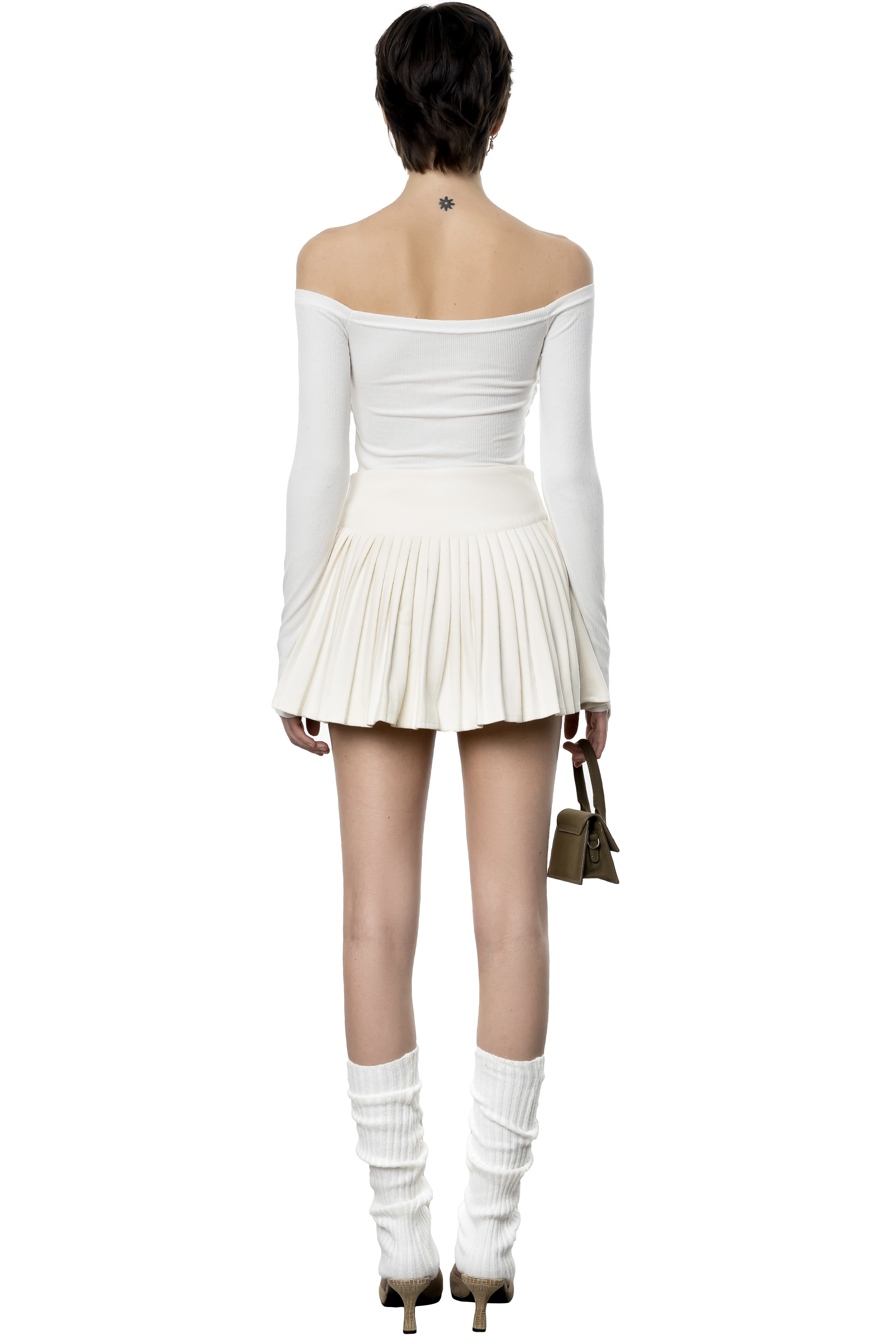 DEVON SKIRT - OFF WHITE 