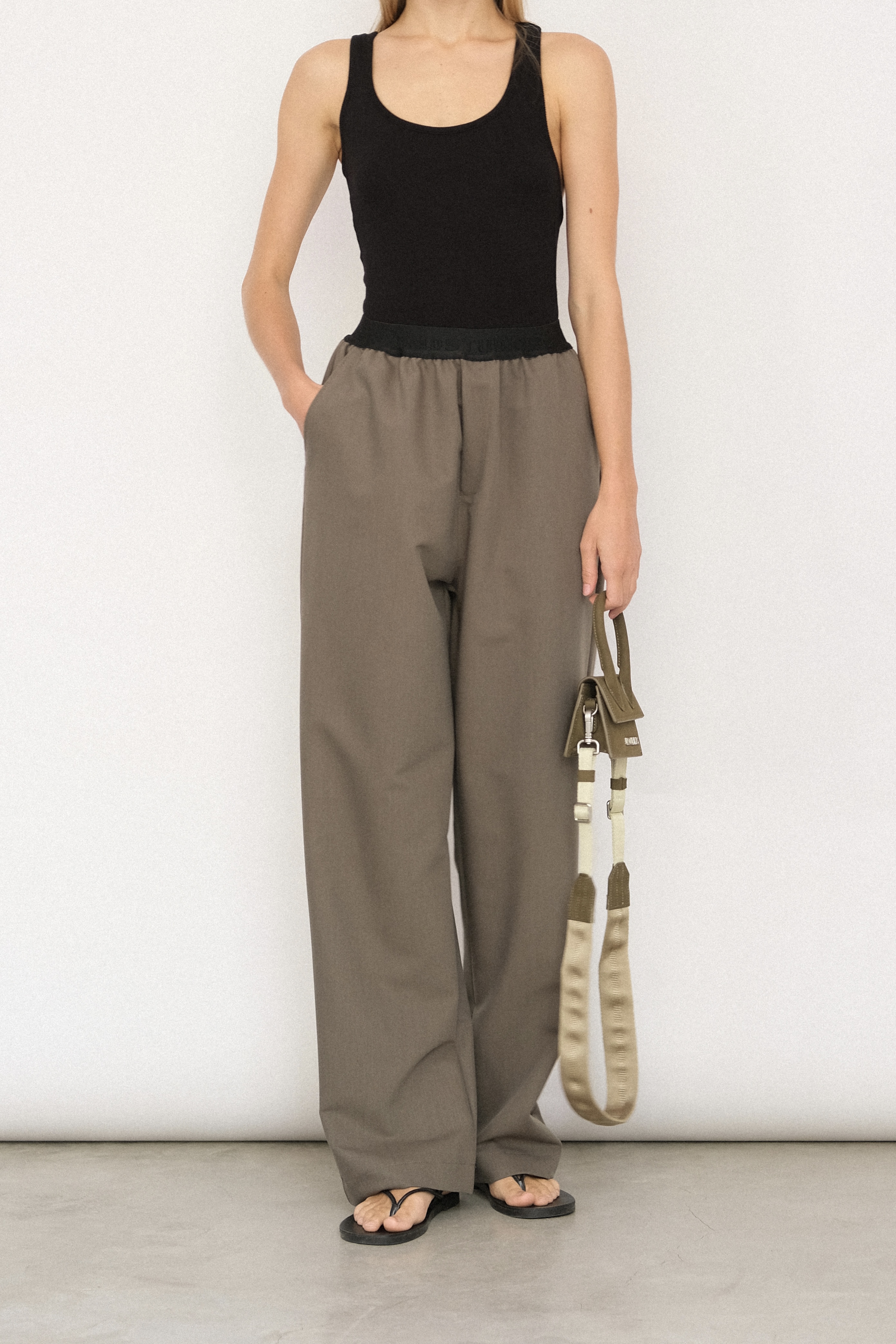 BROOKE PANT - PEWTER GREEN