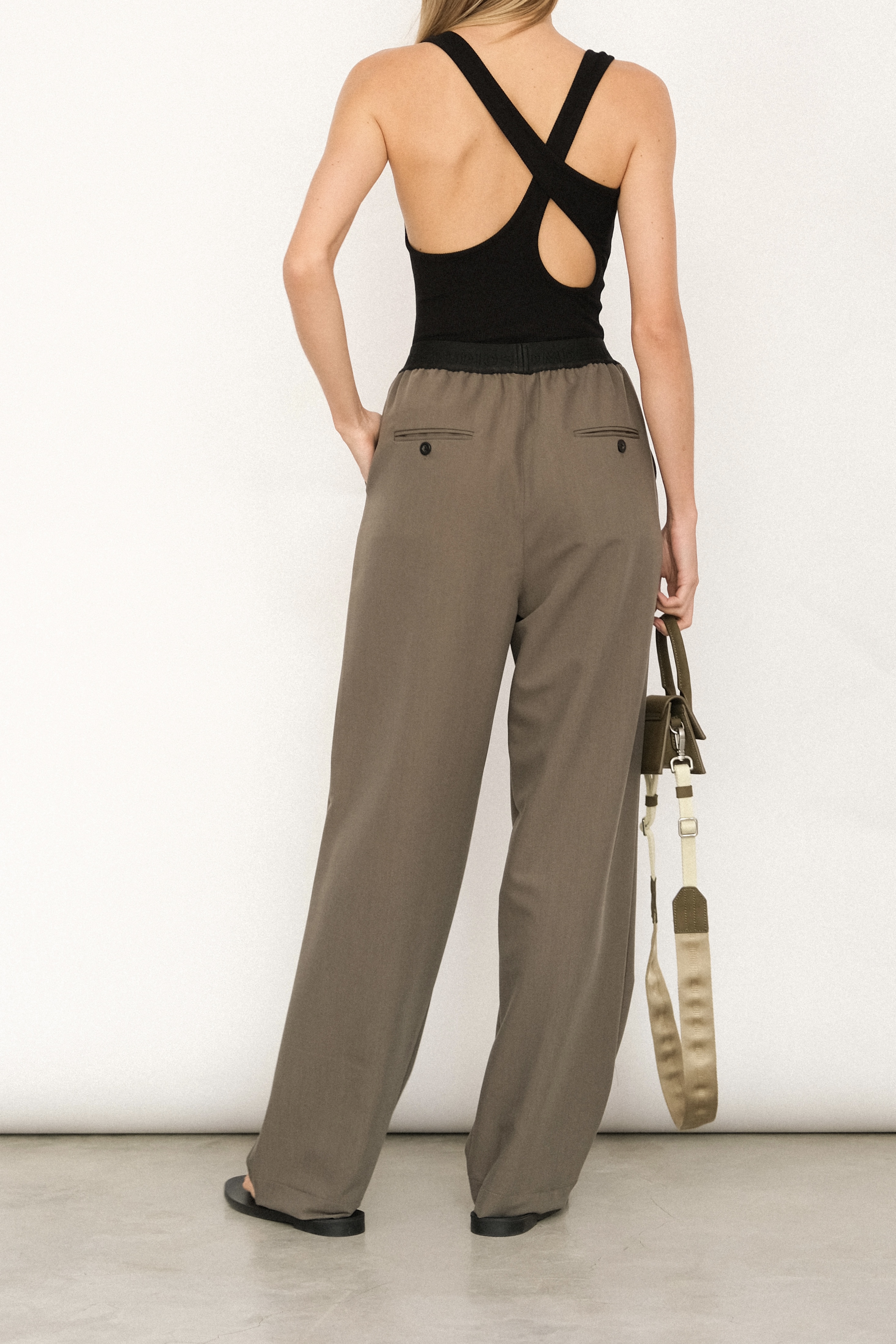 BROOKE PANT - PEWTER GREEN