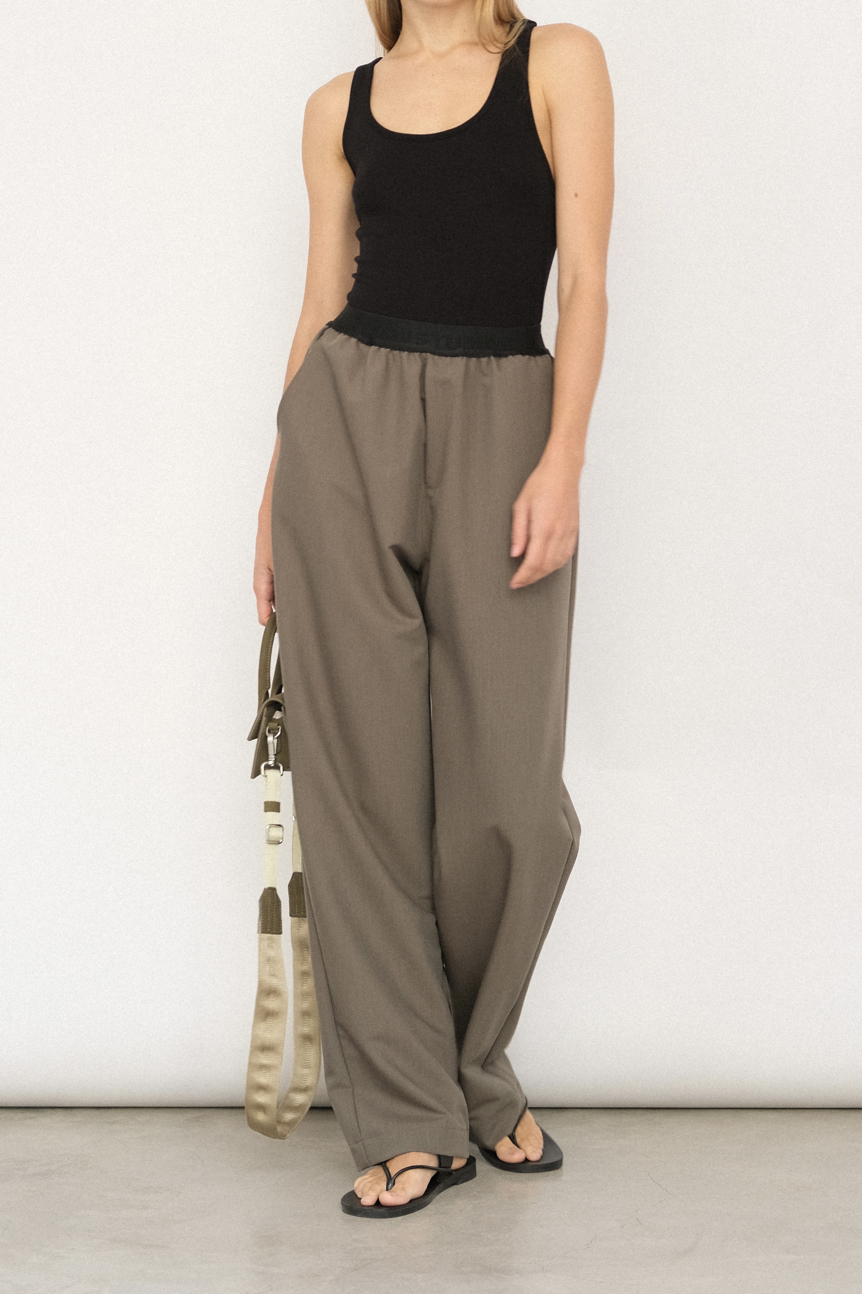 BROOKE PANT - PEWTER GREEN