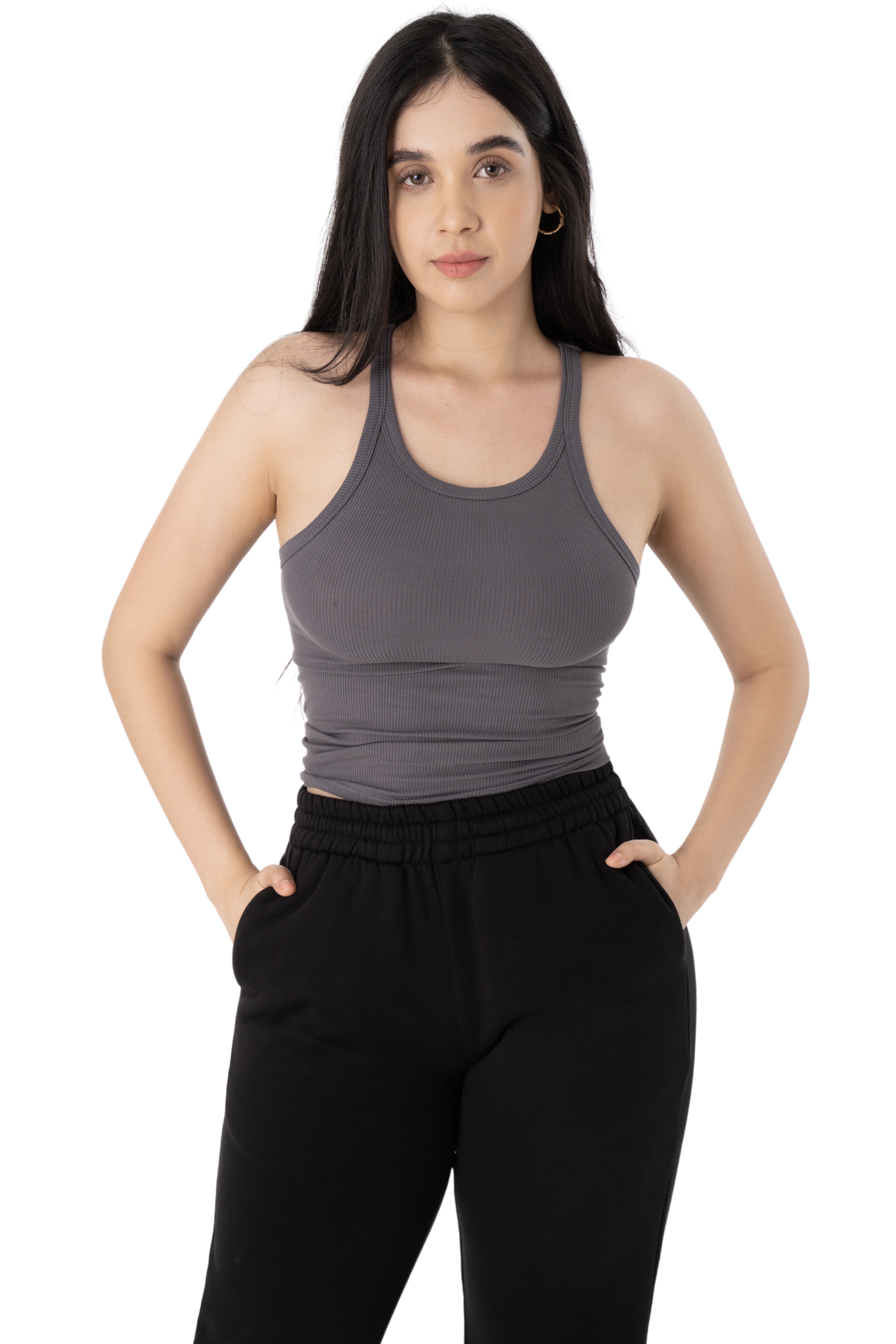 BOXY TANK - COOL GREY