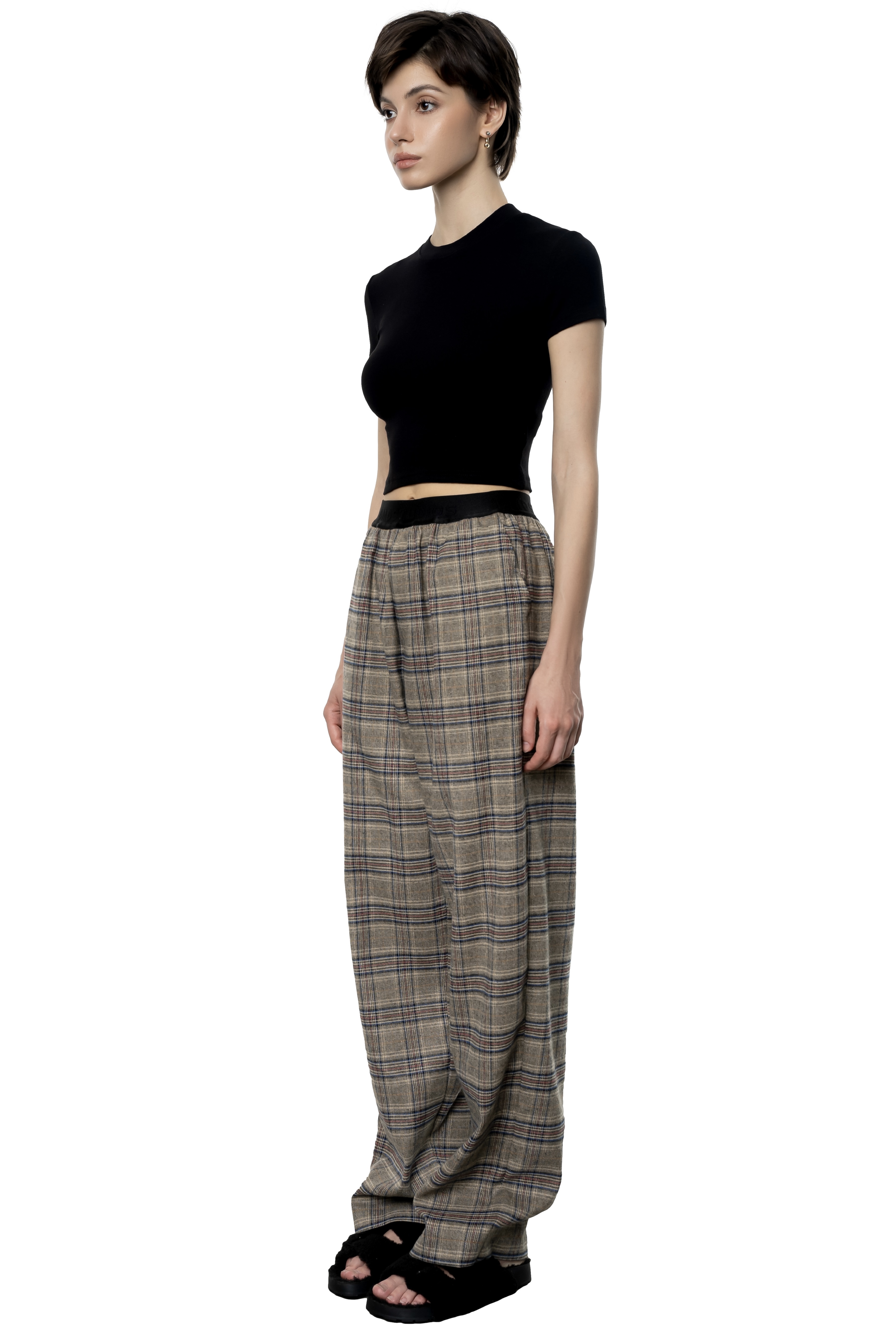 BROOKE PANT - GLEN PLAID