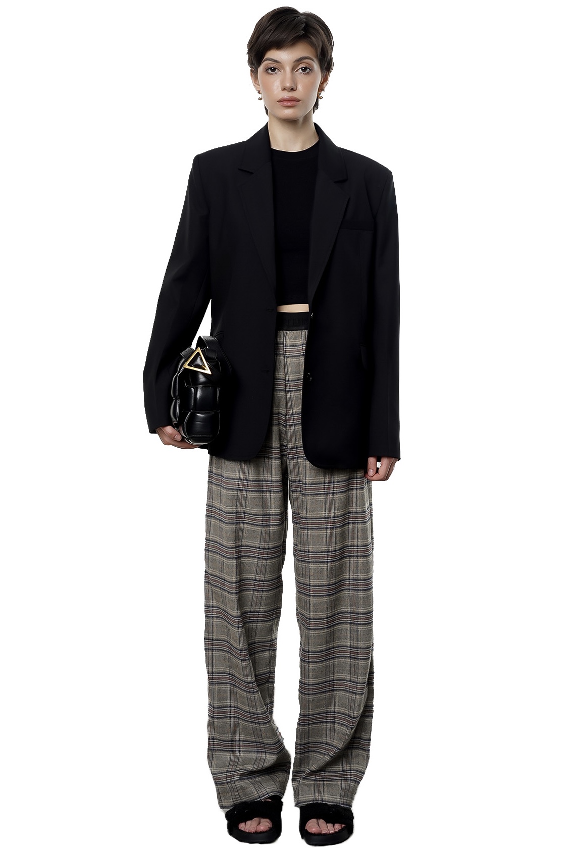 BROOKE PANT - GLEN PLAID