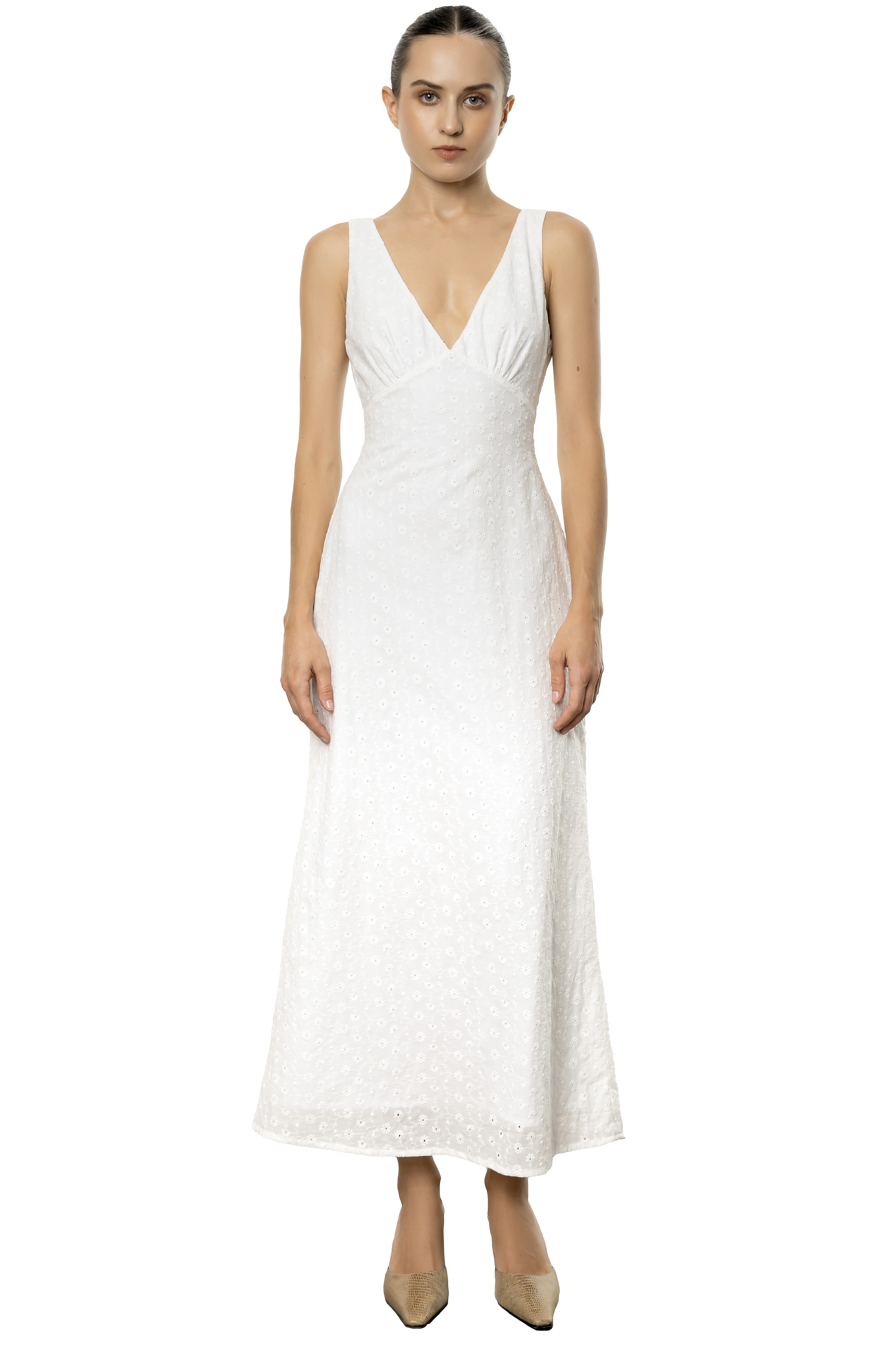 CAROL DRESS - WHITE 