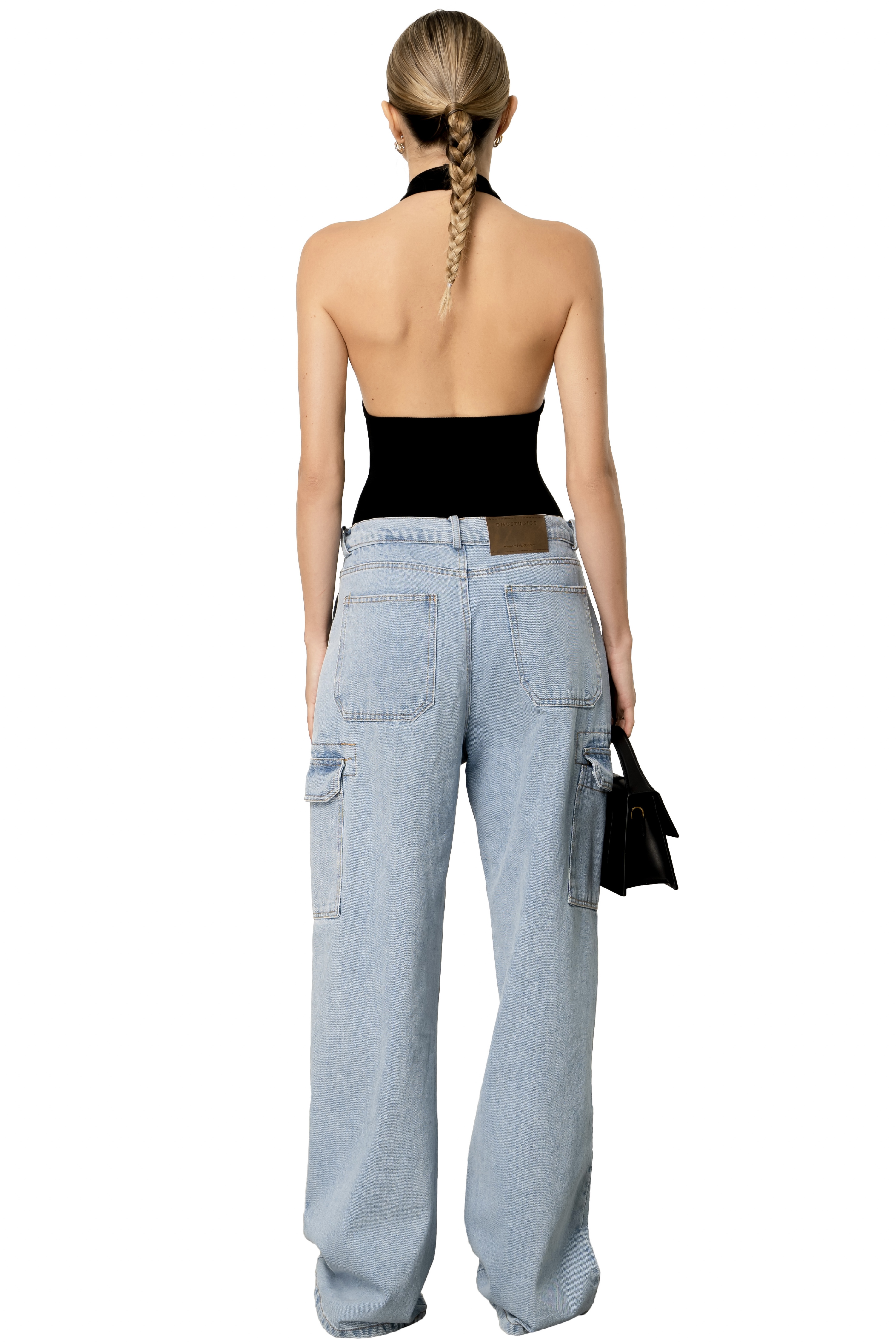 CARGO JEANS - LIGHT BLUE