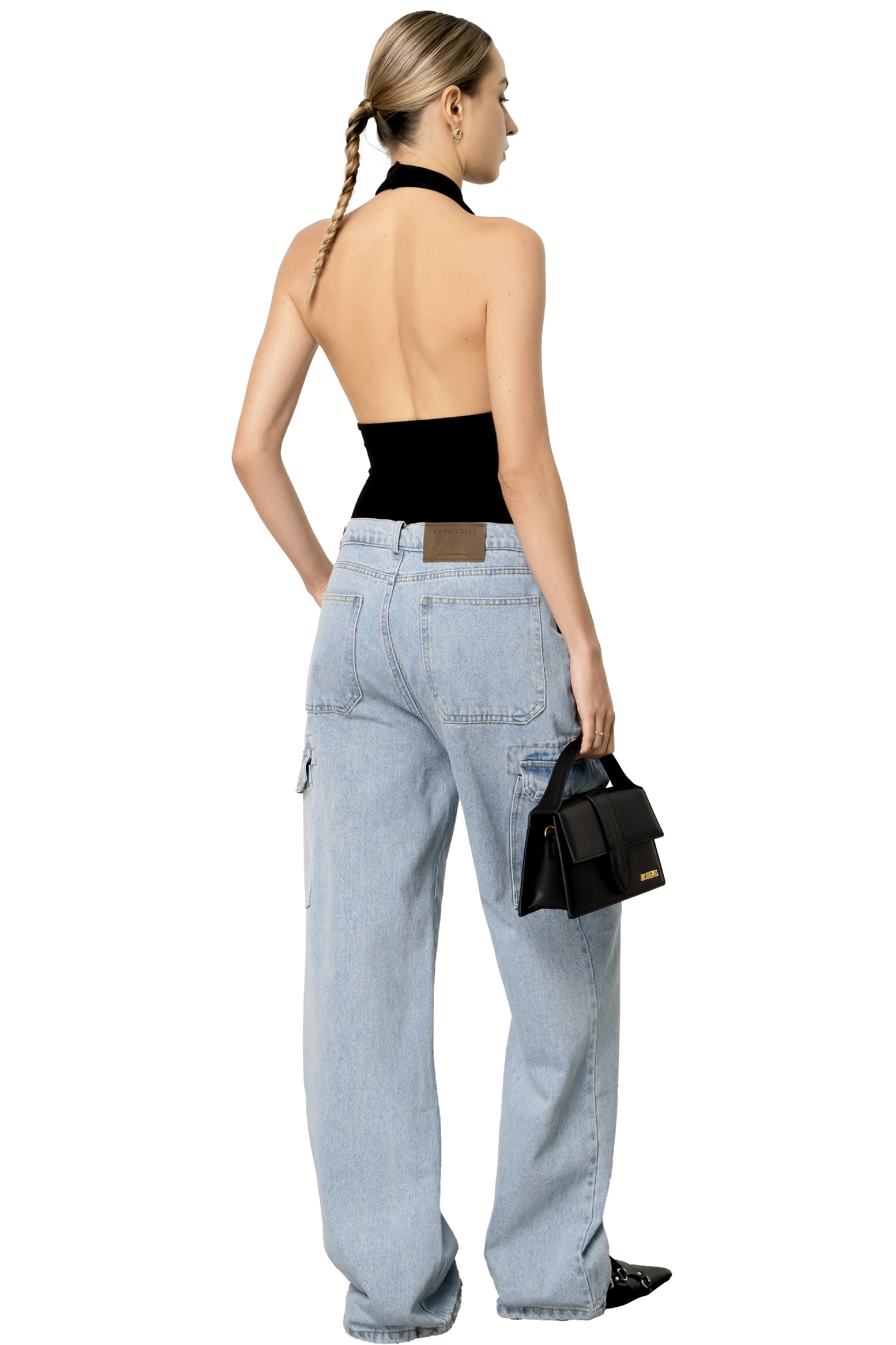 CARGO JEANS - LIGHT BLUE