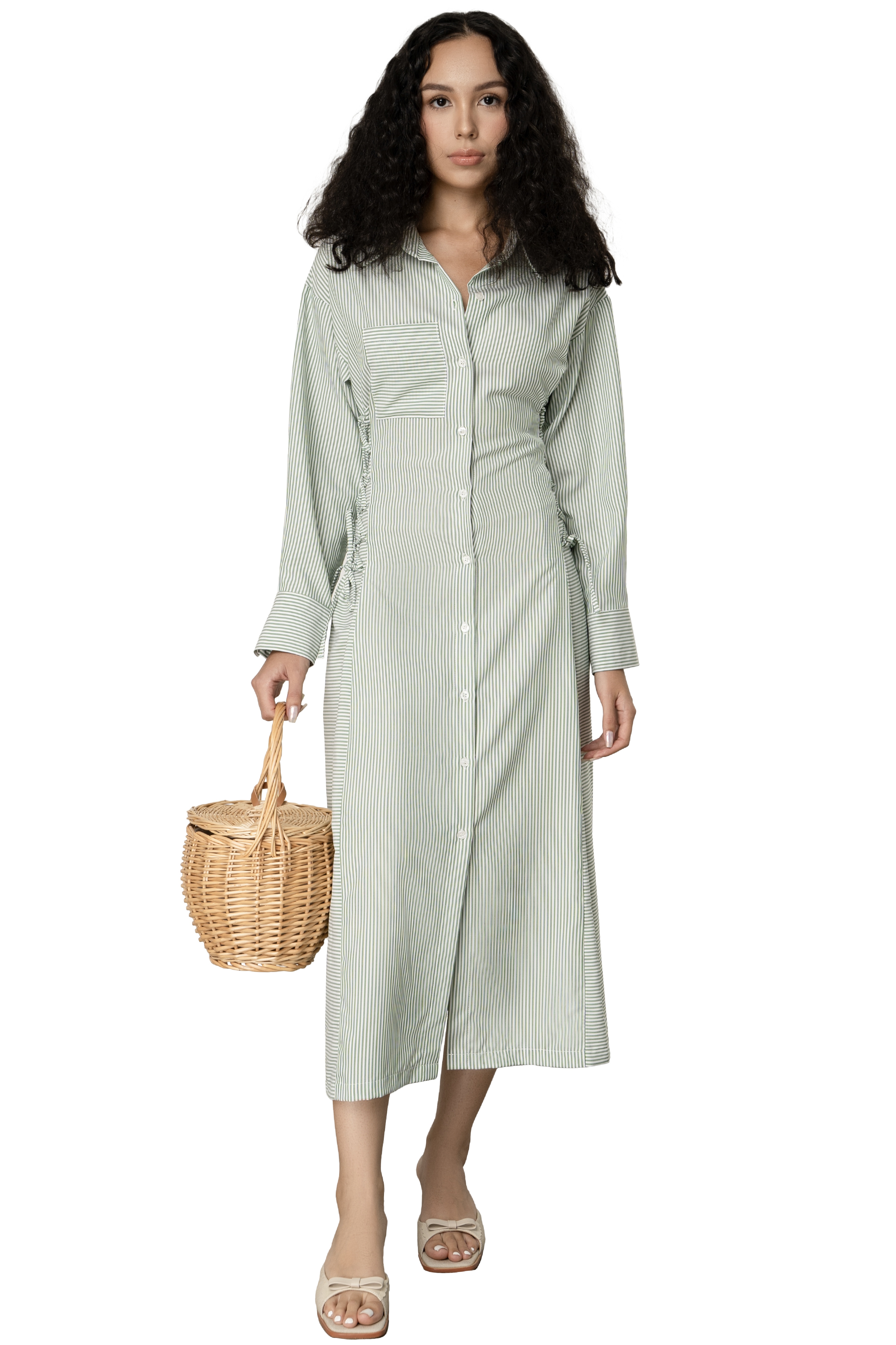 CAPRICE DRESS - GREEN