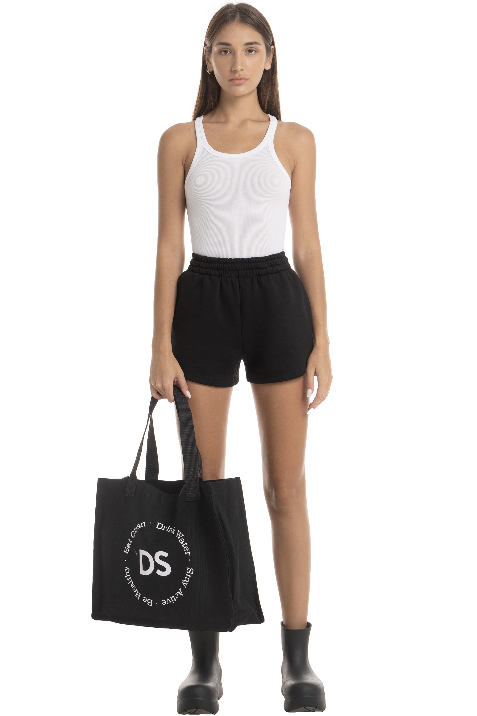 SWEATSHORT - BLACK