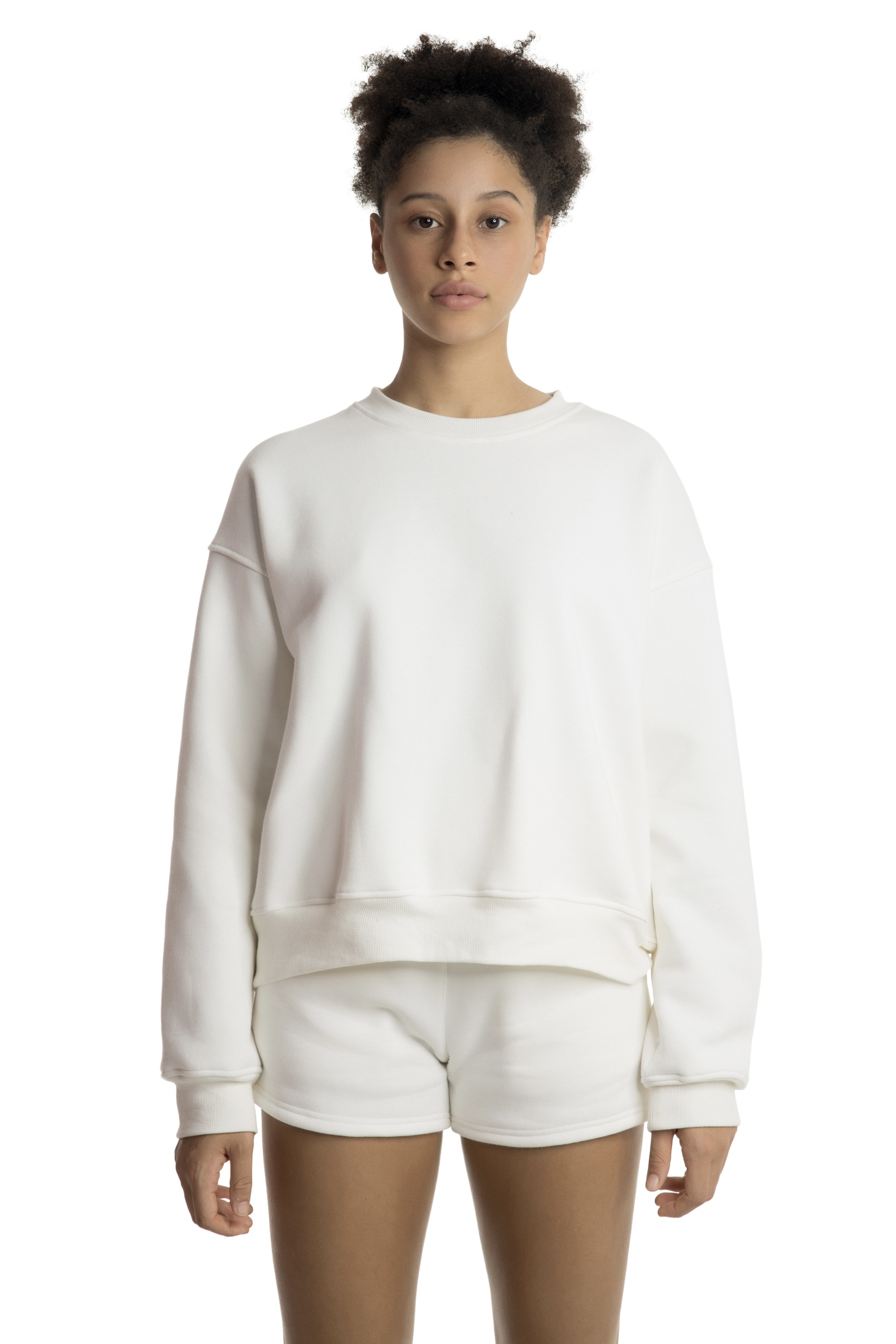 SWEATSHORT - WHITE
