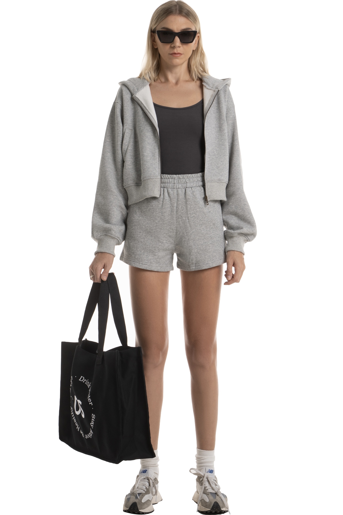 SWEATSHORT - GREY