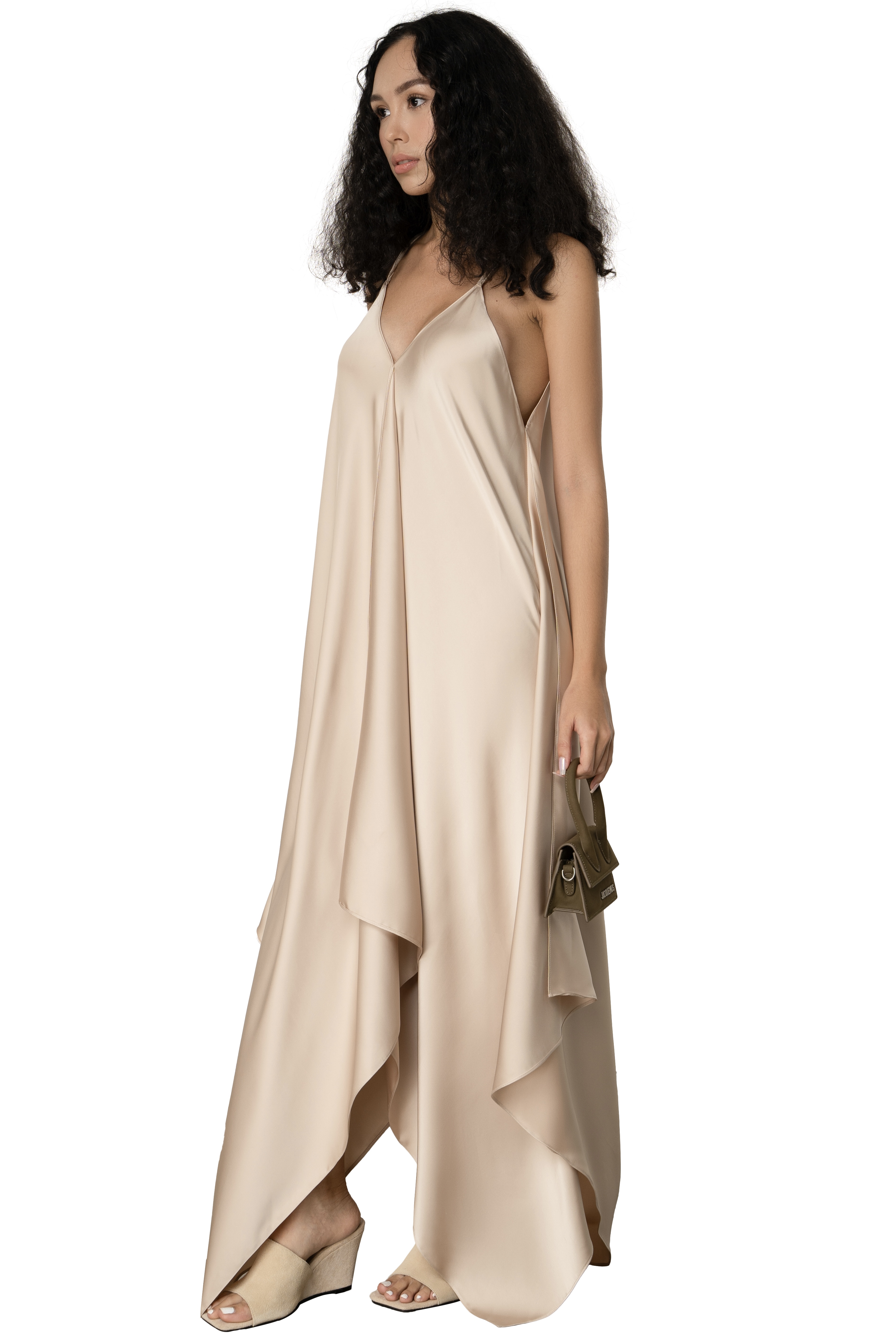 CELINE DRESS - ALMOND