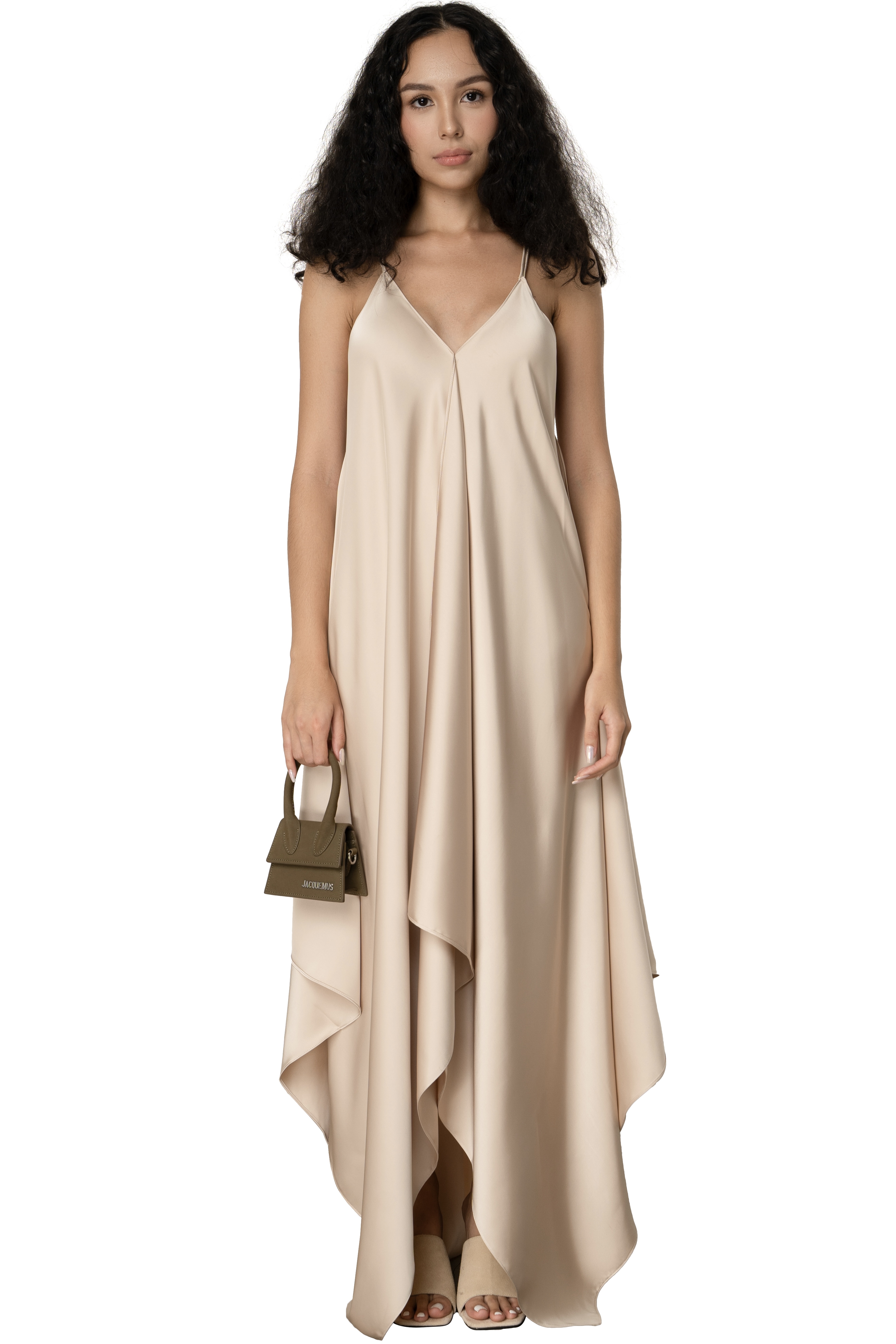 CELINE DRESS - ALMOND