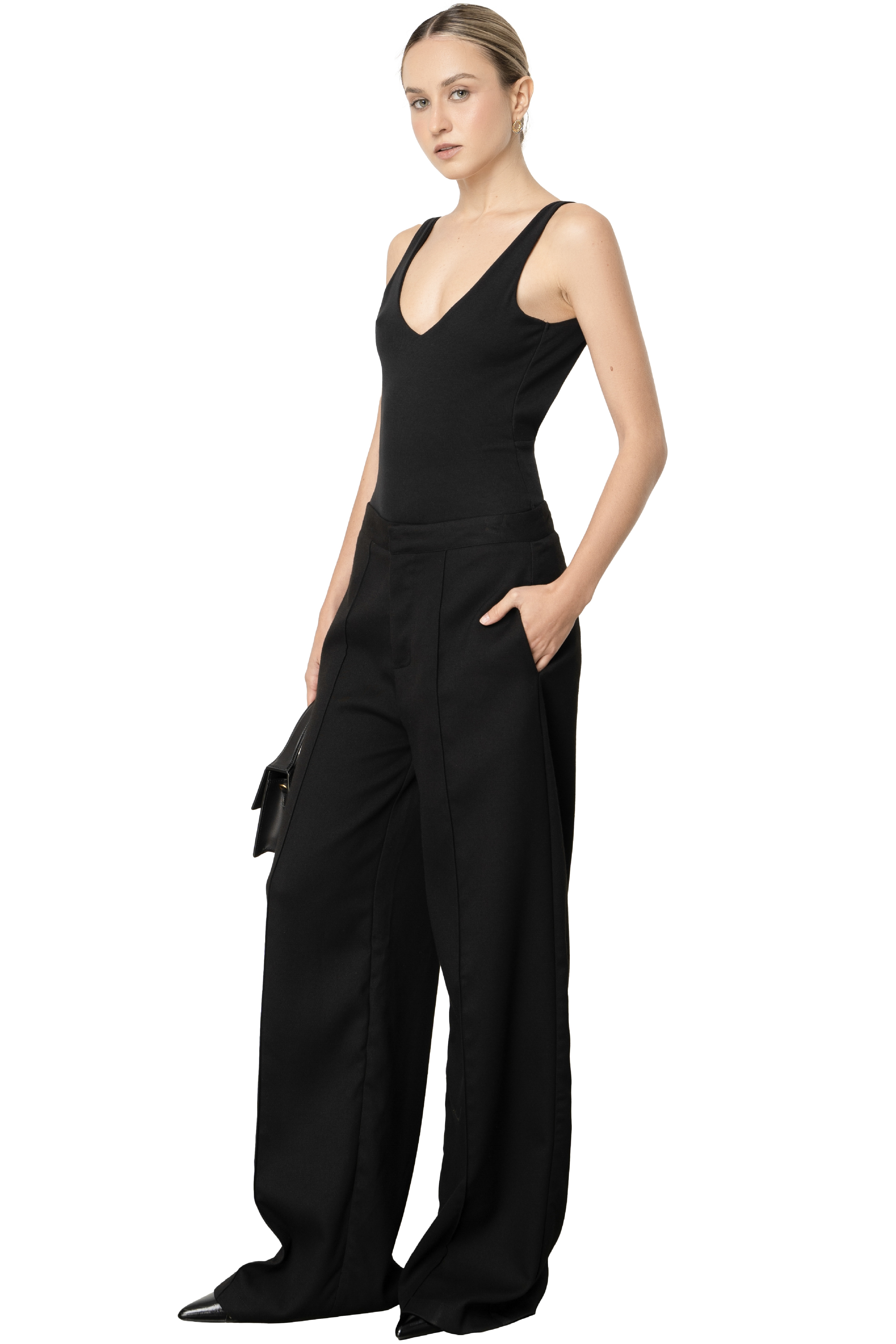 PEXIE BODYSUIT - BLACK