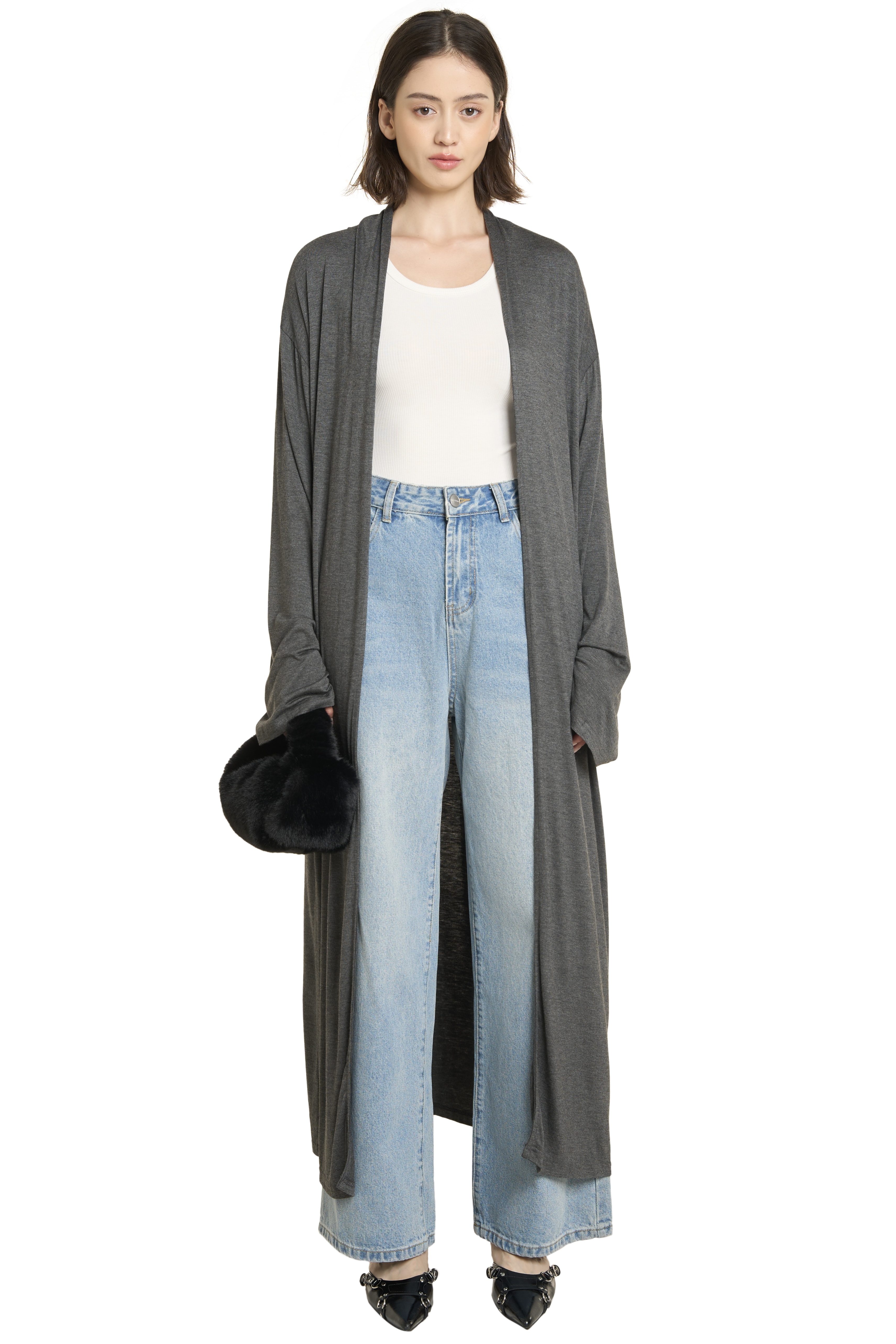 CATENA CARDIGAN - DARK GREY