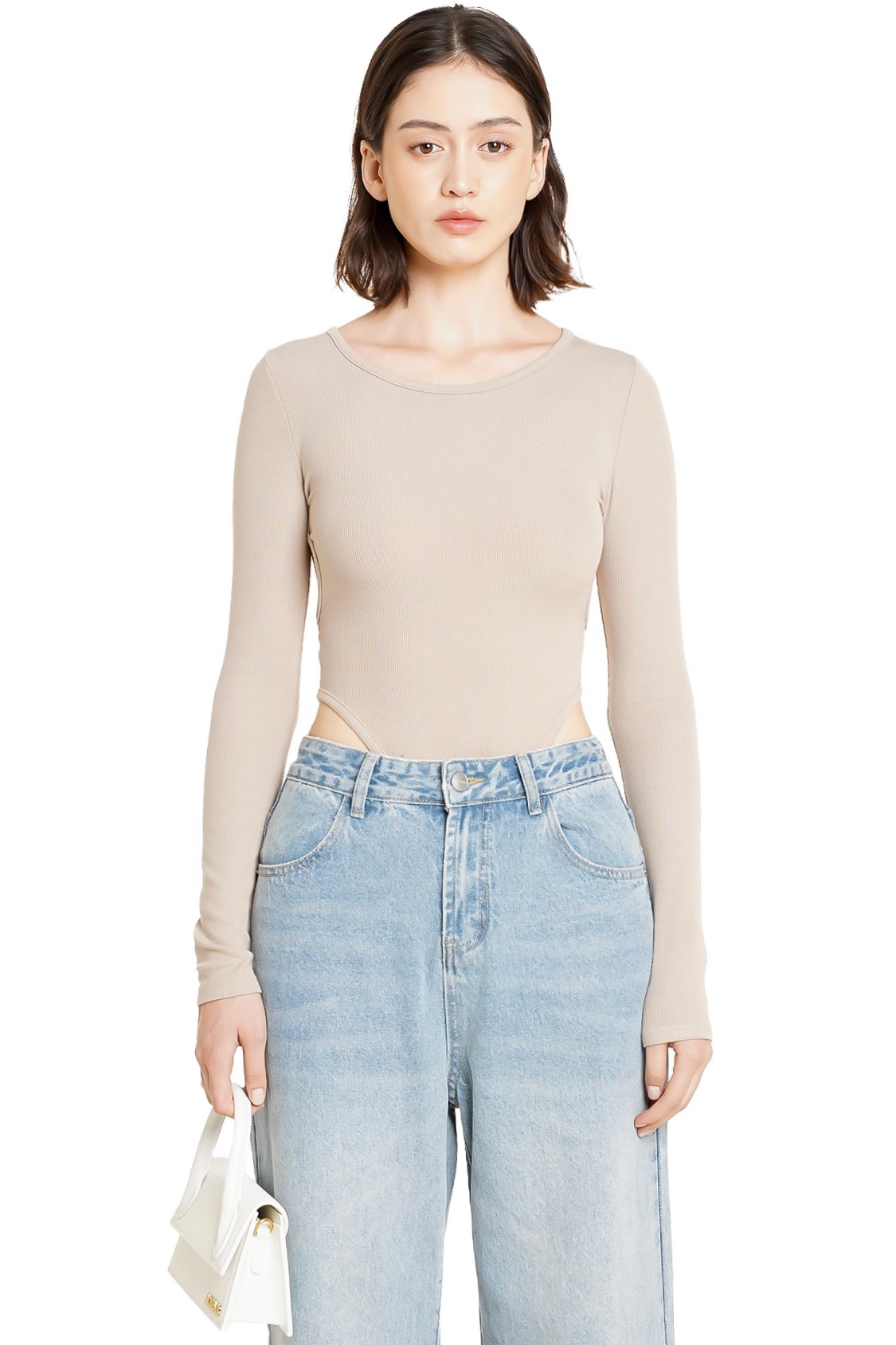MARNI BODYSUIT - BEIGE