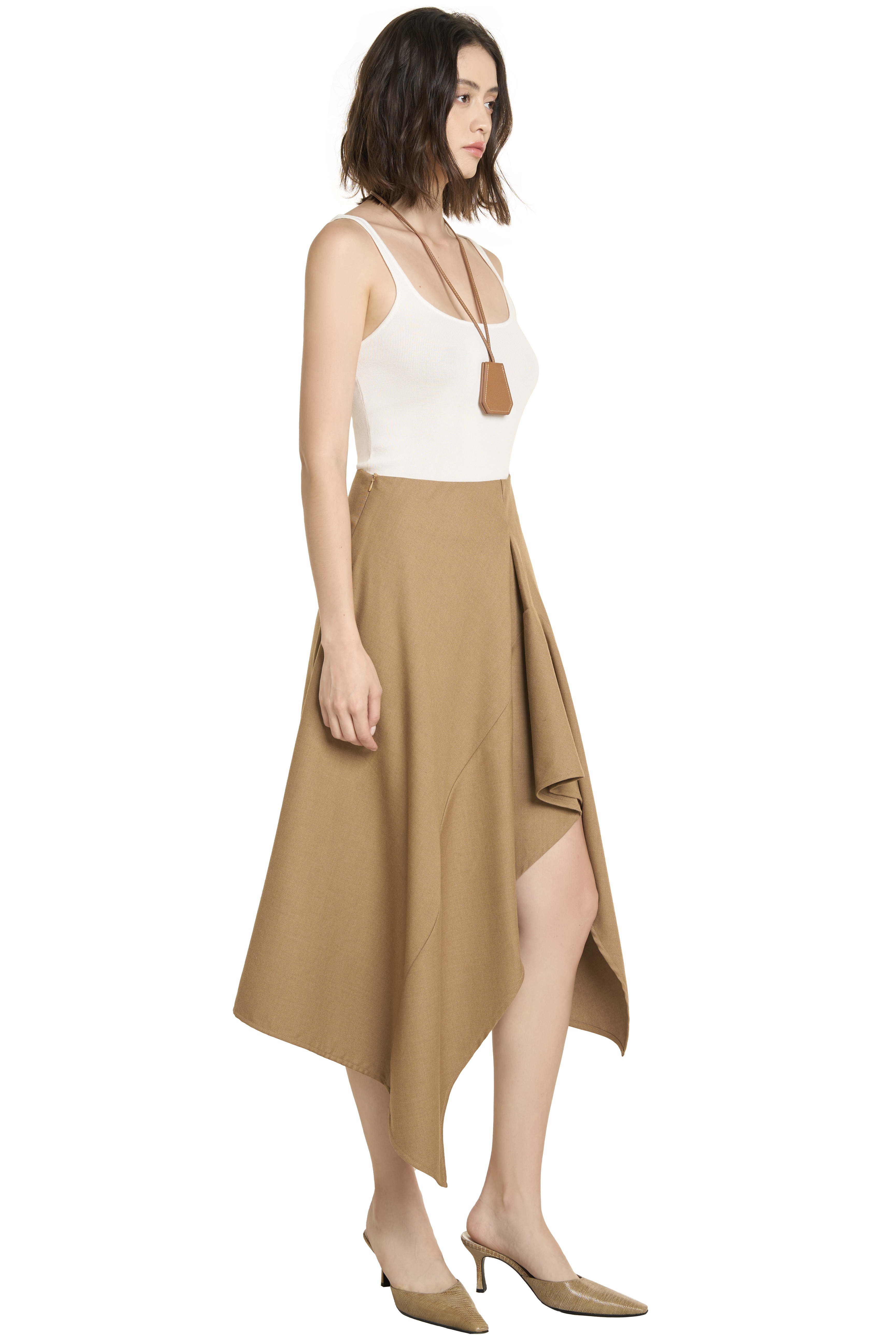 AMOUR SKIRT - CAMEL