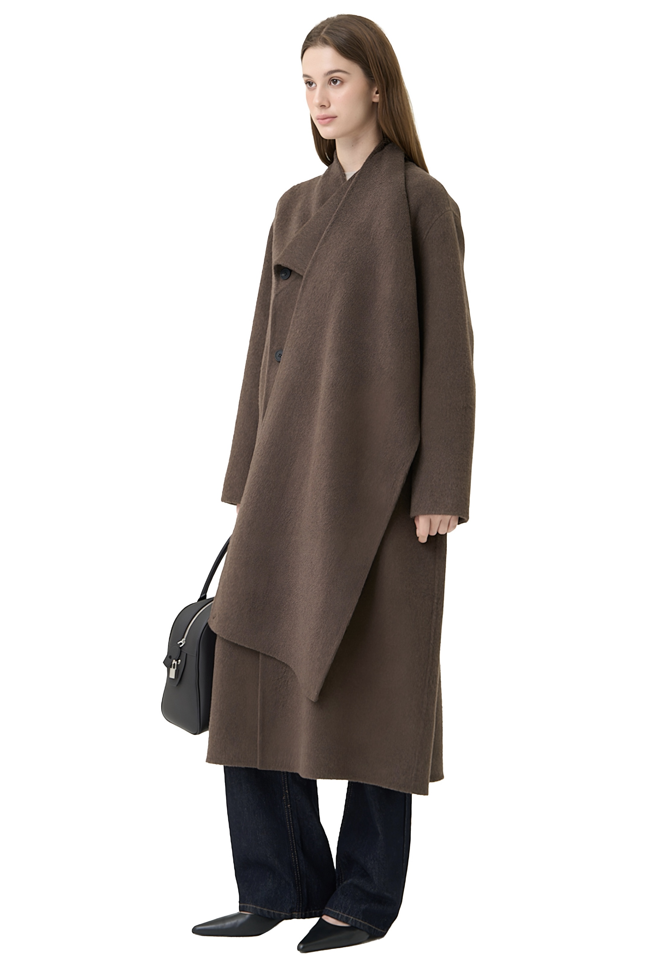 ONDINE COAT - BROWN