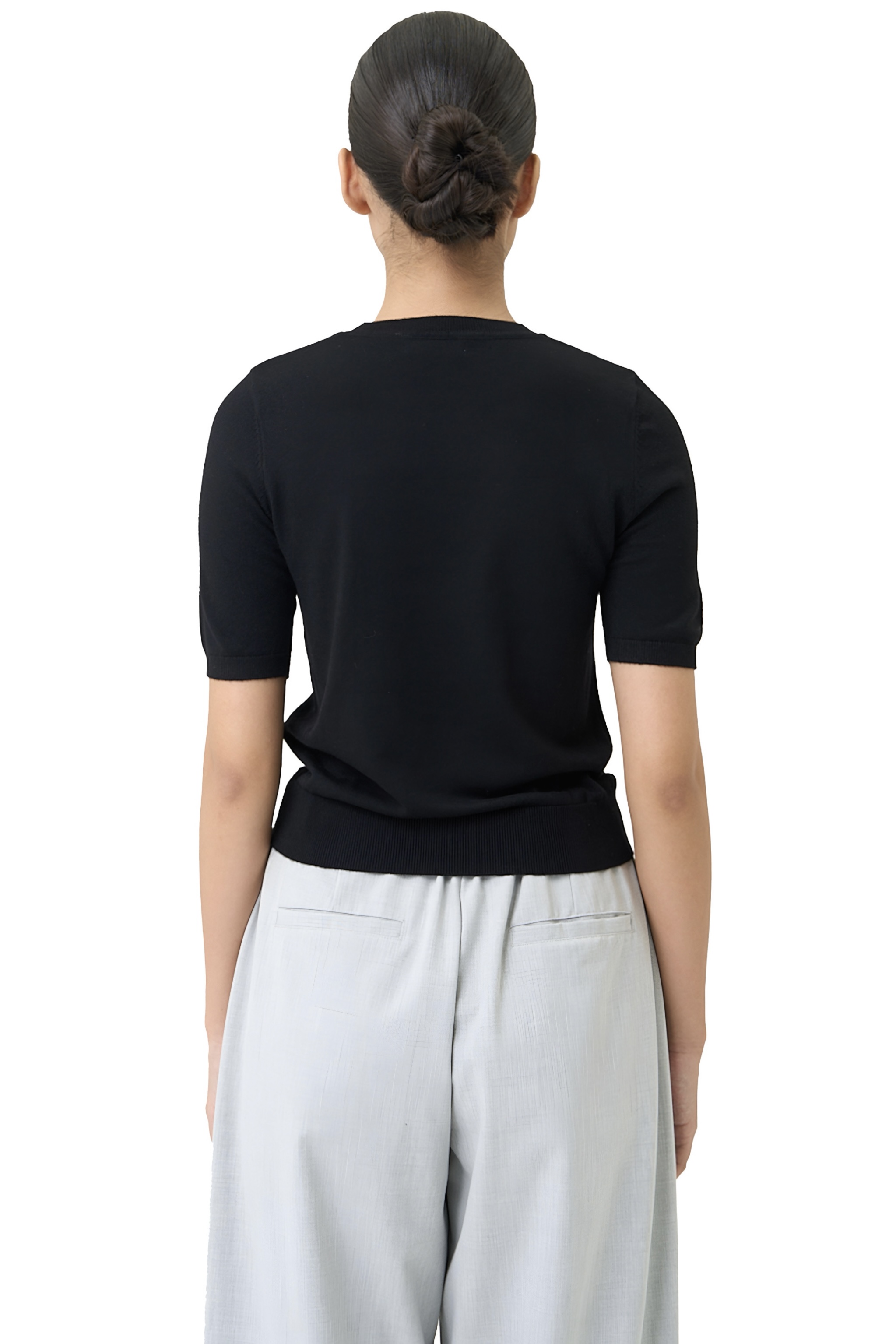 CREW TOP - BLACK
