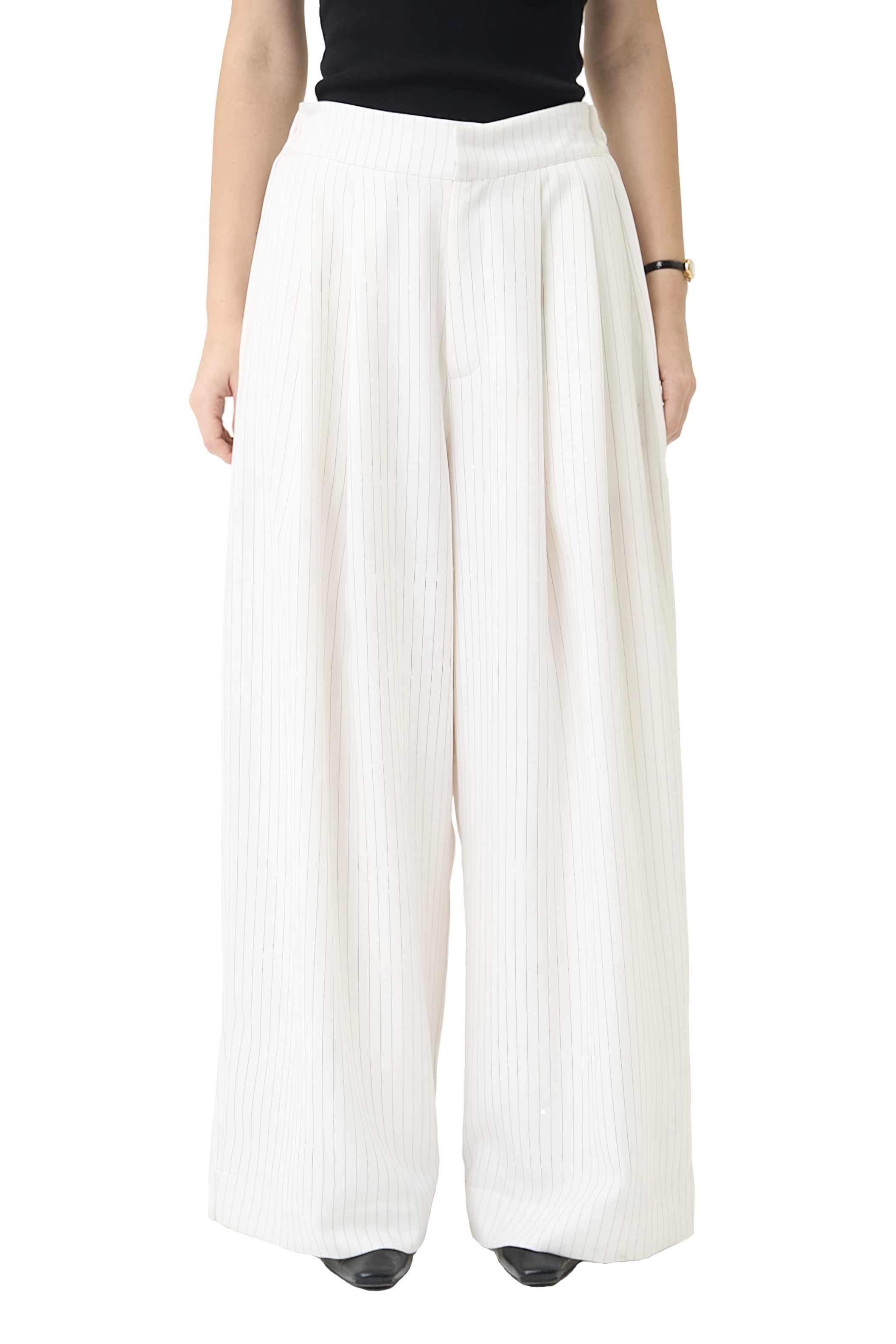 CANAL PANT - WHITE STRIPED
