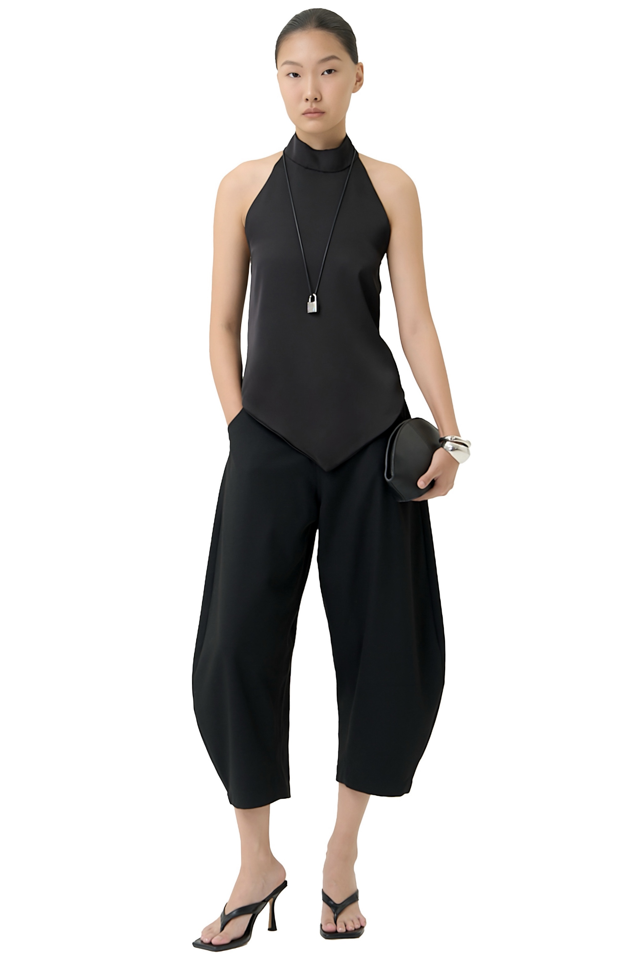 ARORA TOP - BLACK