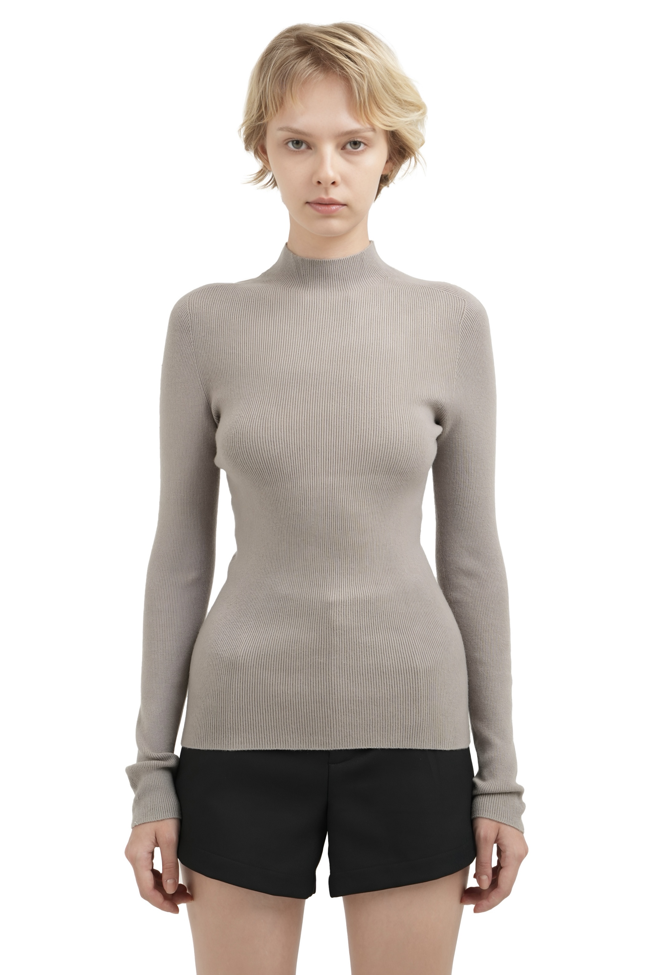 MONSE TOP - TAUPE