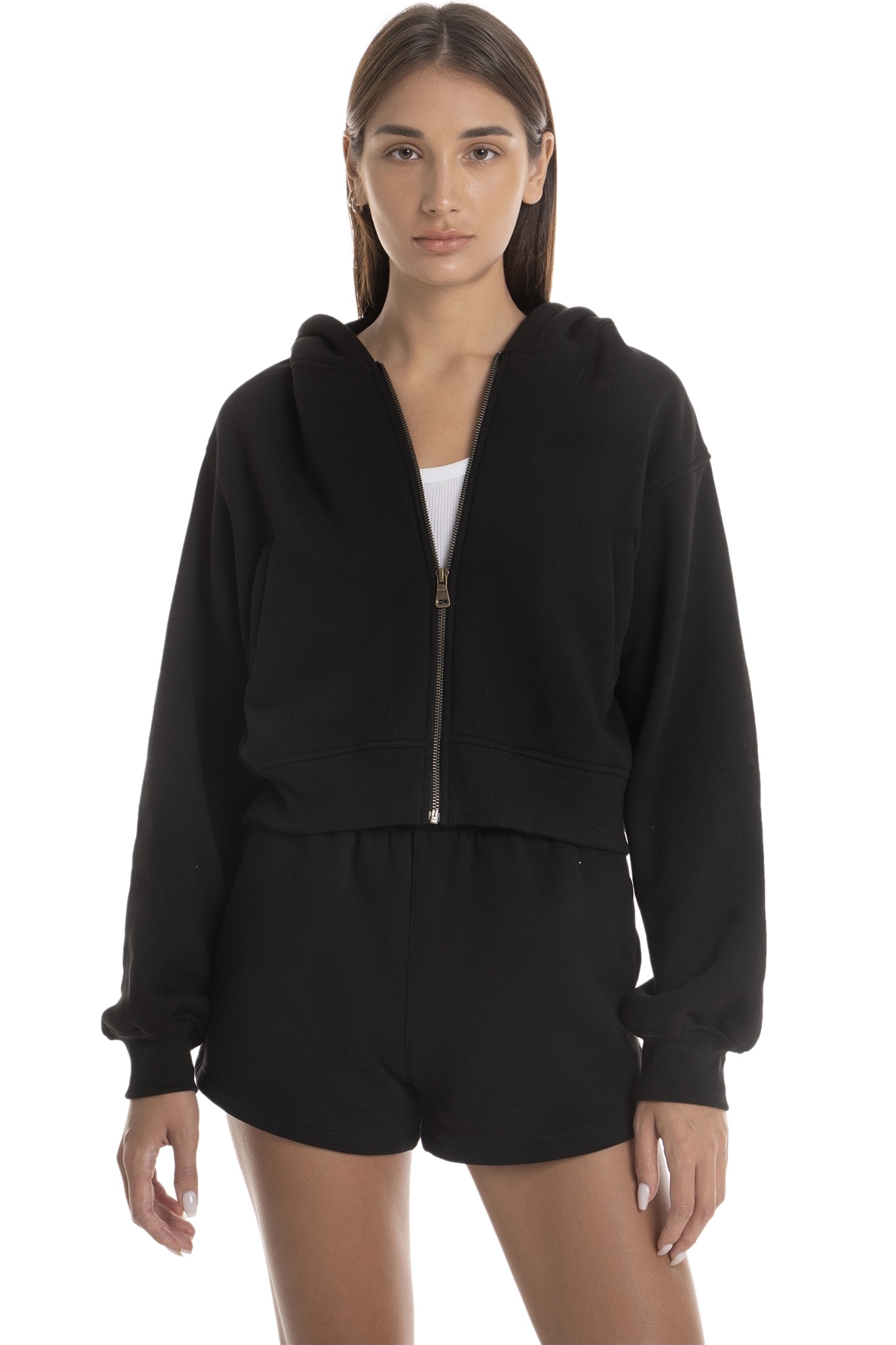 ALEX HOODED JACKET - BLACK