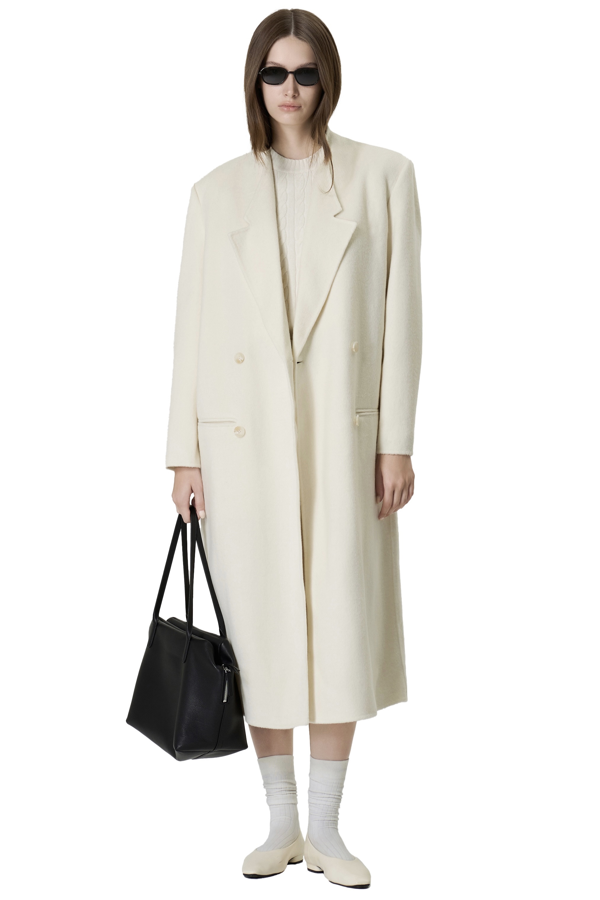 LUMIERE COAT - CREAM