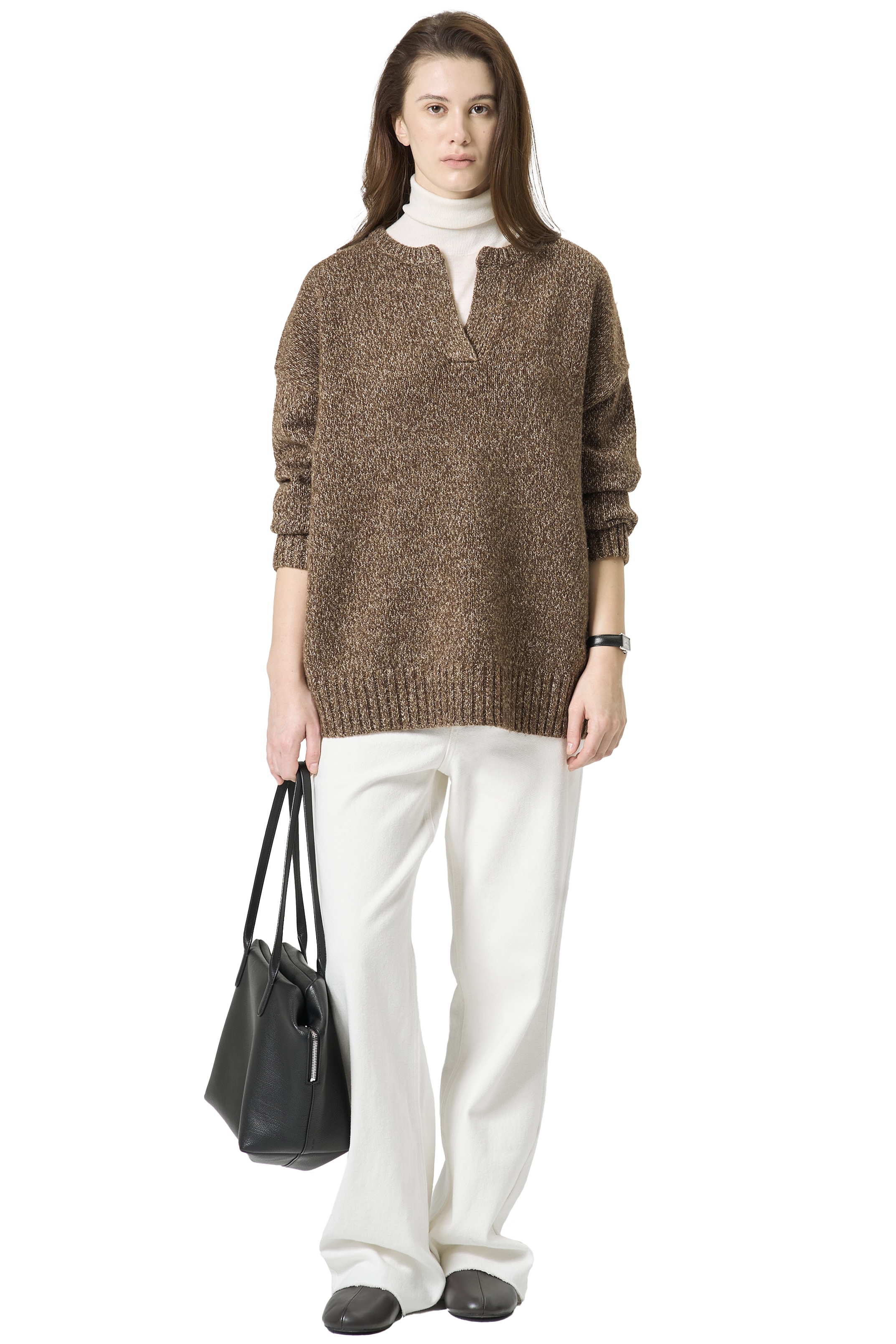 DAGNY SWEATER - BROWN
